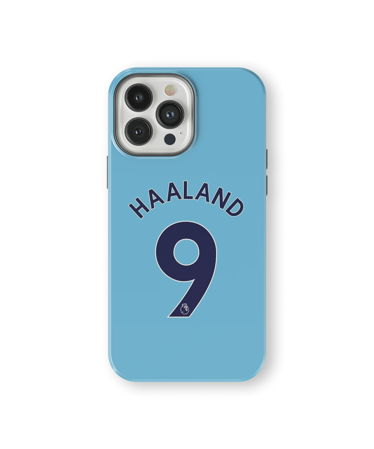 Coque iPhone Haaland – Design Bleu | Manchester City