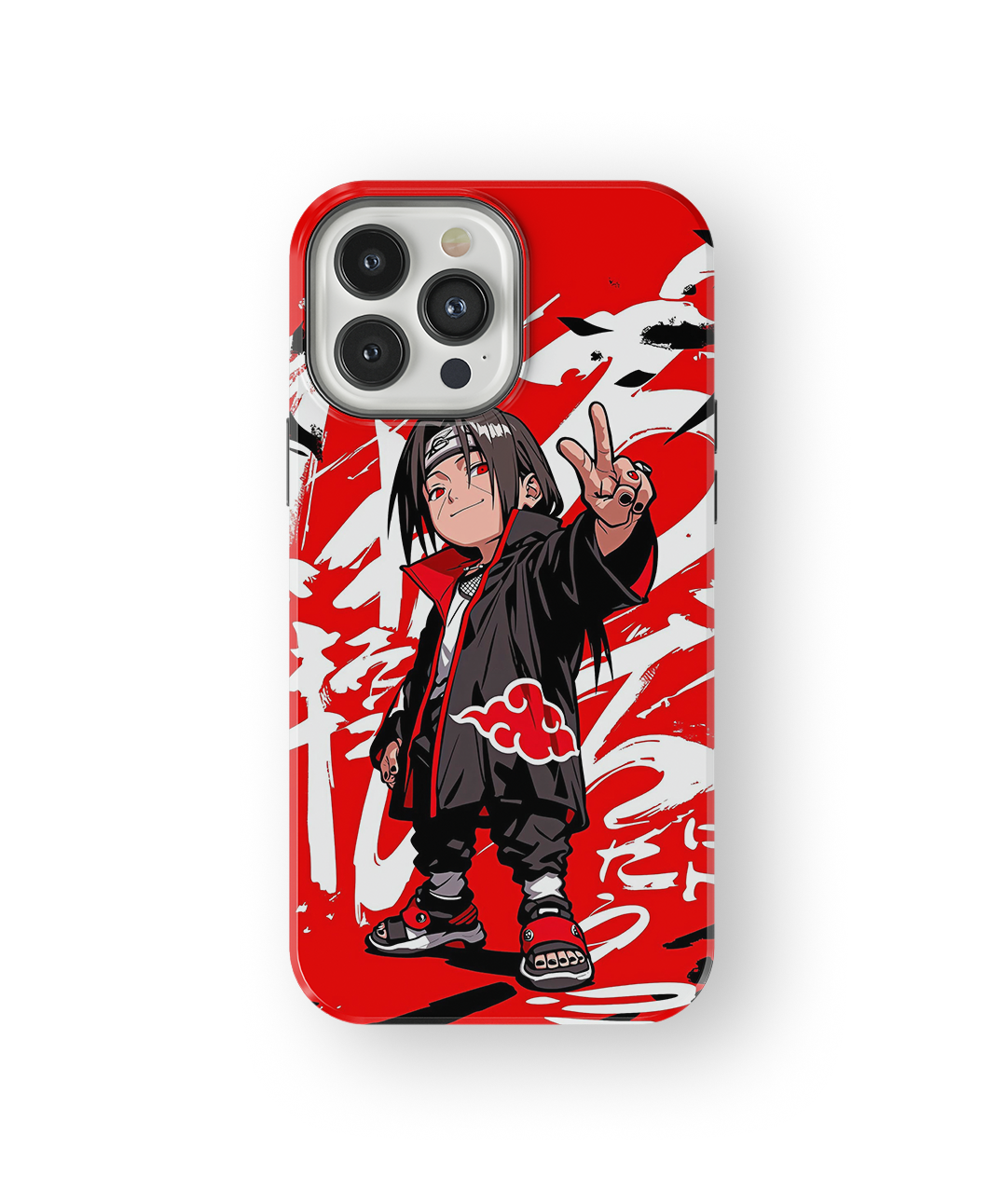 Coque iPhone Anime – Itachi Uchiha Akatsuki Style