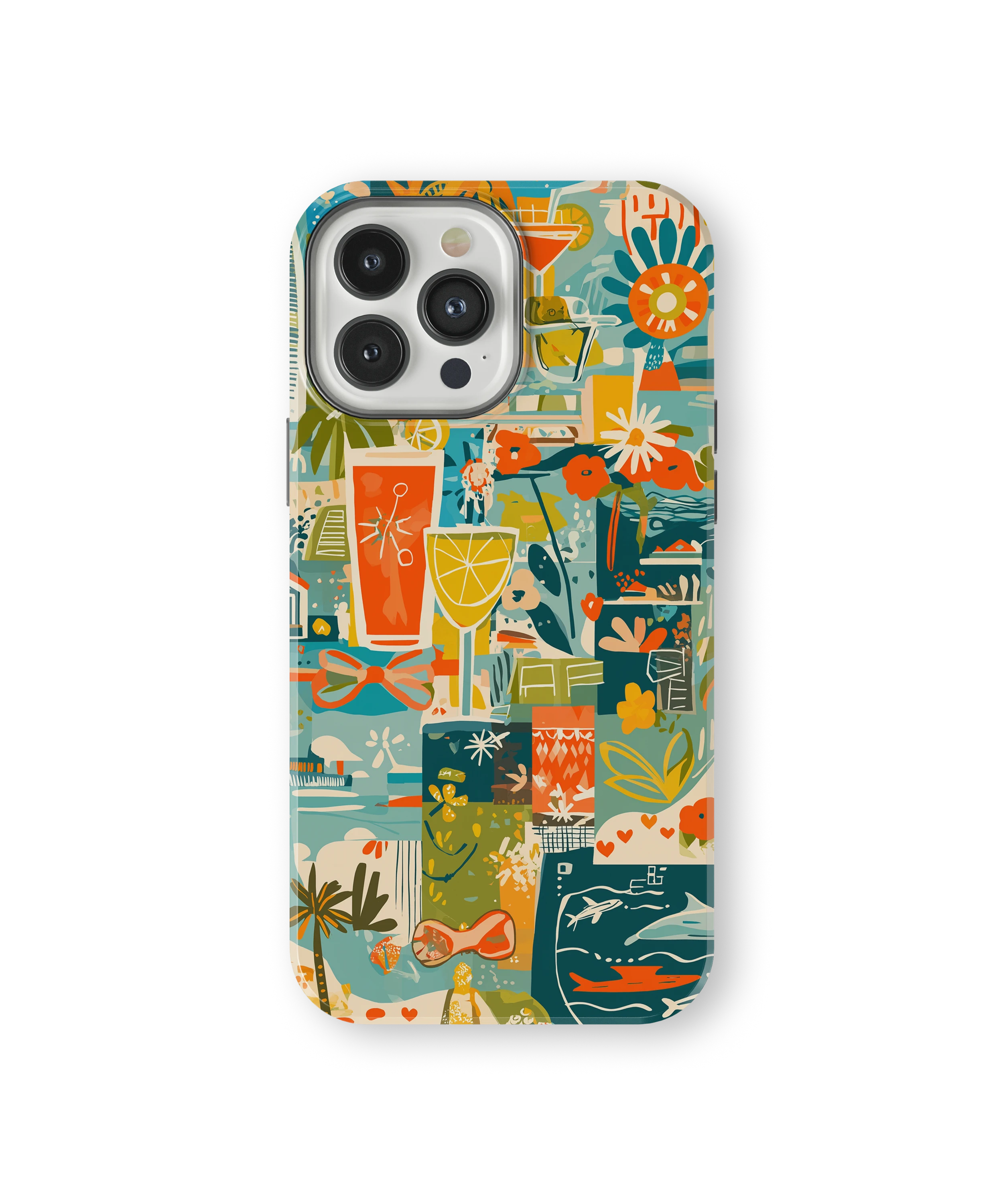 Coque iPhone – Design Summer Coloré & Lifestyle Tropical
