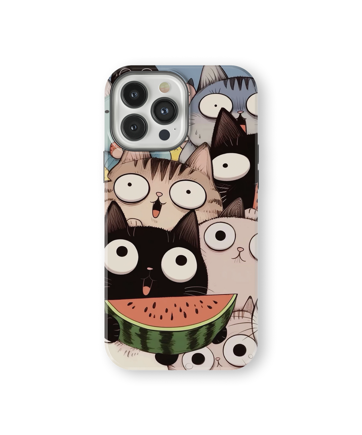 Coque iPhone Crazy Cats – Watermelon
