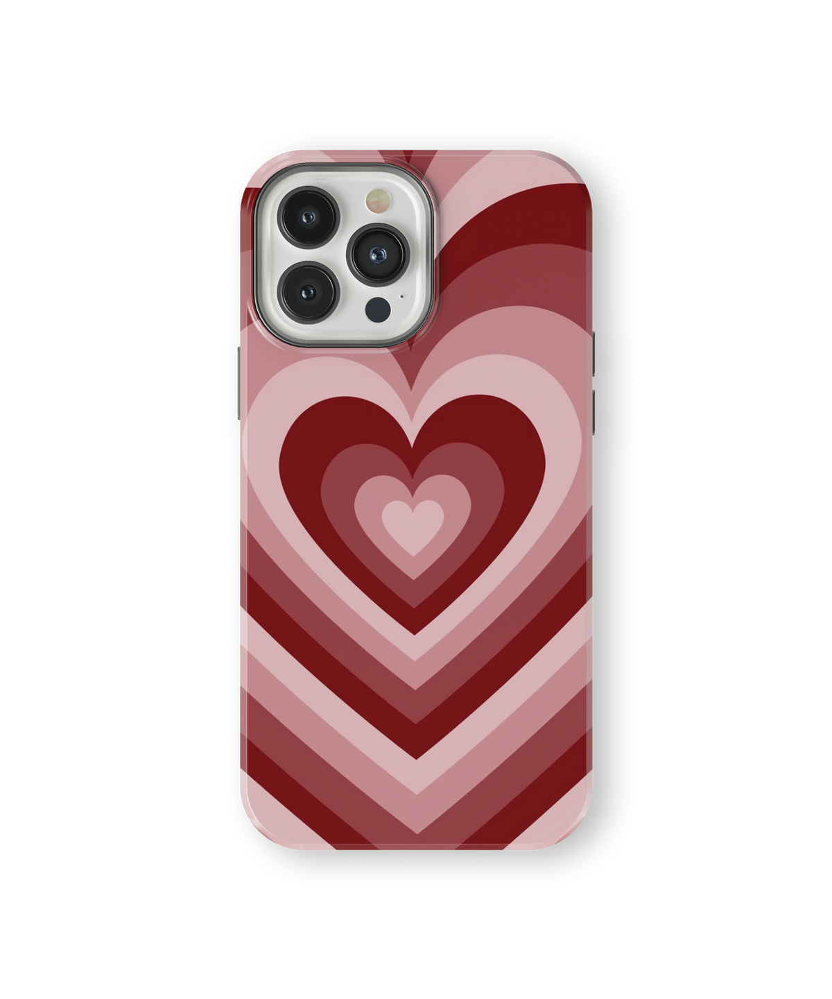 Coque iPhone – Design Cœurs Empilés