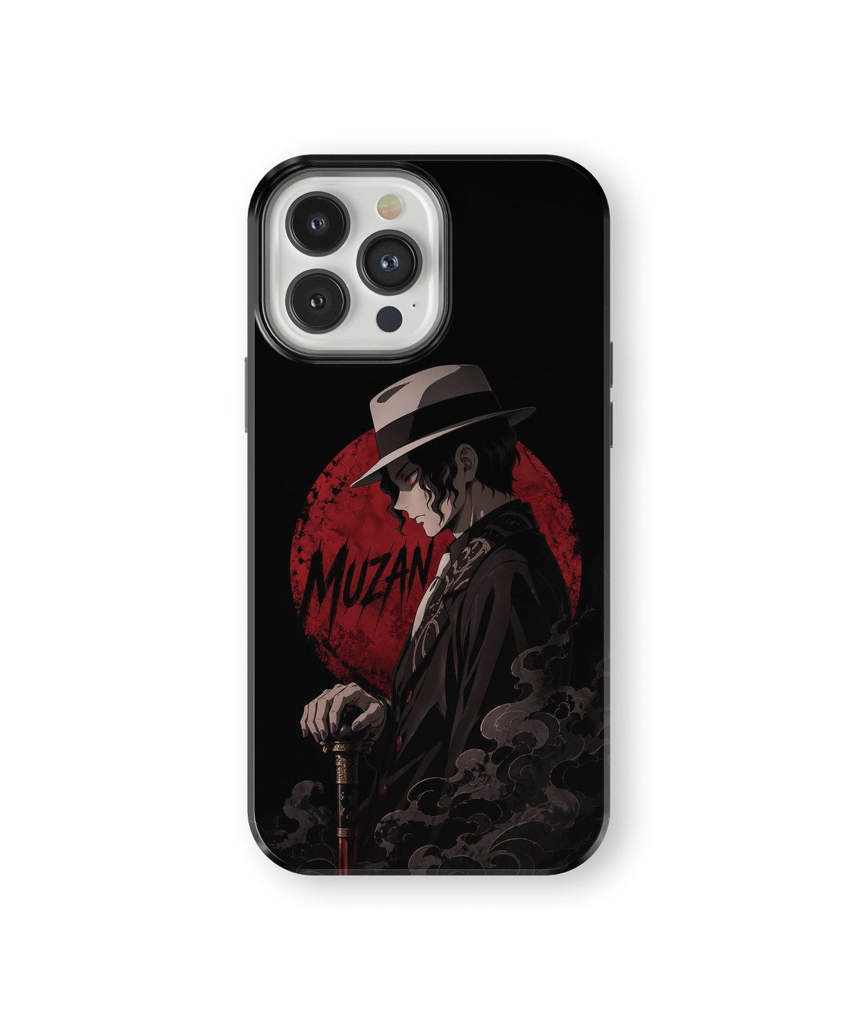Coque iPhone – Muzan Kibutsuji Red Moon | Demon Slayer