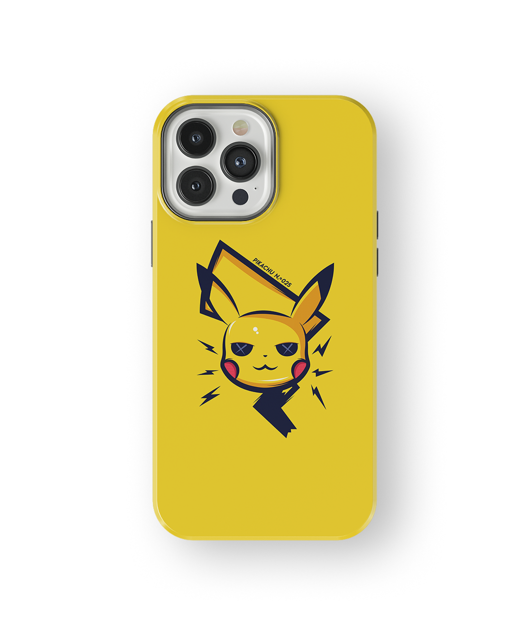 Coque iPhone – Pikachu Minimaliste & Électrique