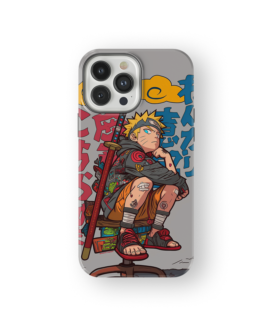 Coque iPhone Anime – Design Naruto Uzumaki Style Street Art