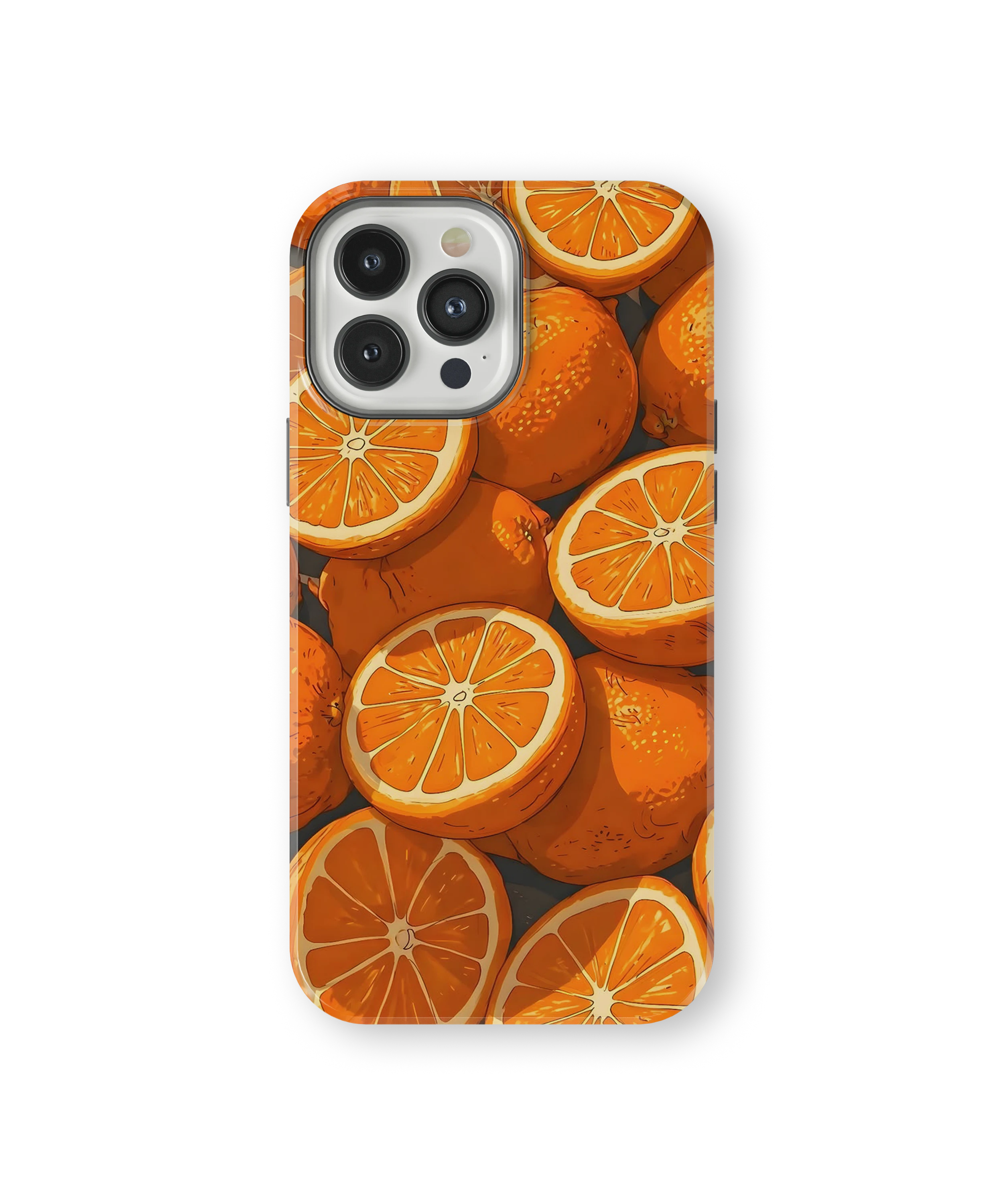 Coque iPhone Motif Oranges Fraîches