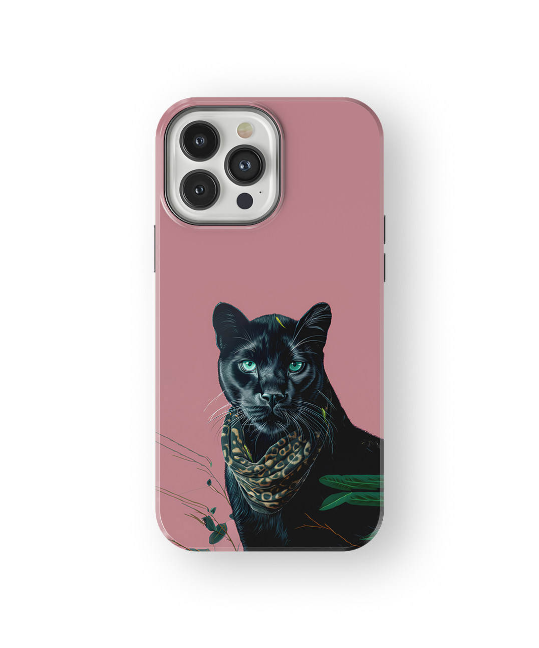 Coque iPhone – Panthère Noire Élégante