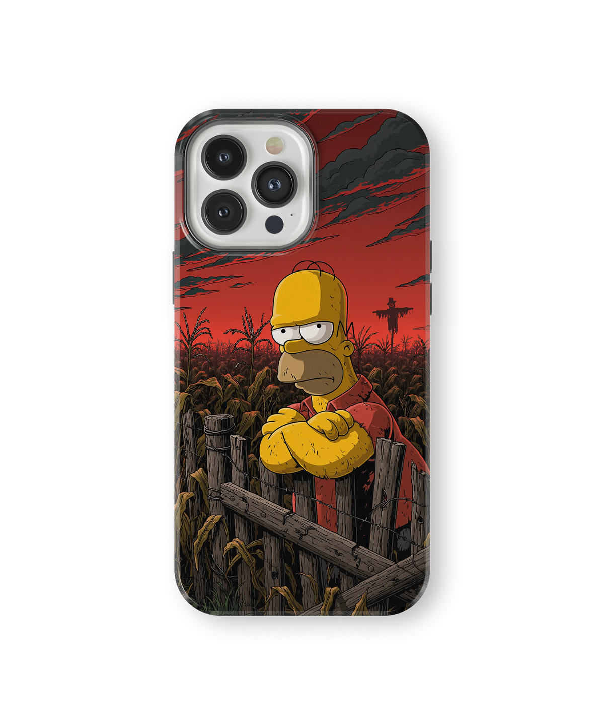 Coque iPhone Homer Simpson – Design Dark Red | Les Simpson