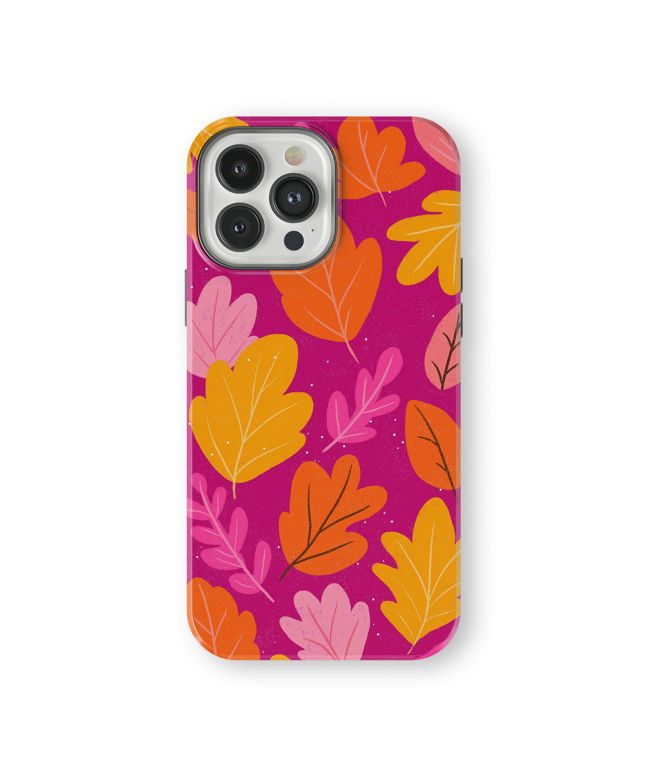 Coque iPhone – Design Feuilles Colorées