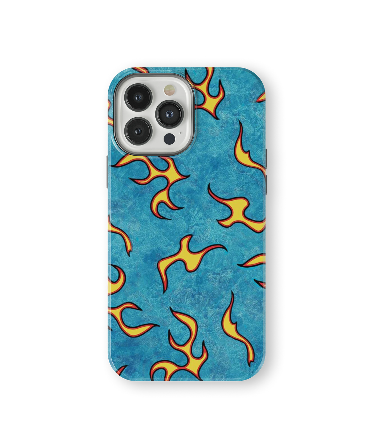 Coque iPhone – Blue Fire