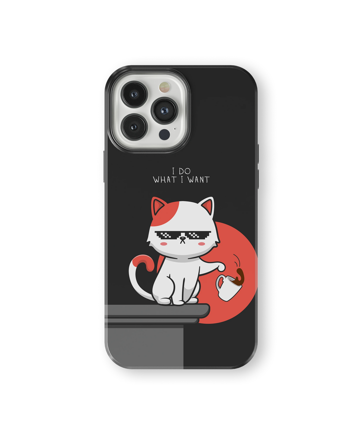 Coque iPhone – Cat Boss “I Do What I Want”