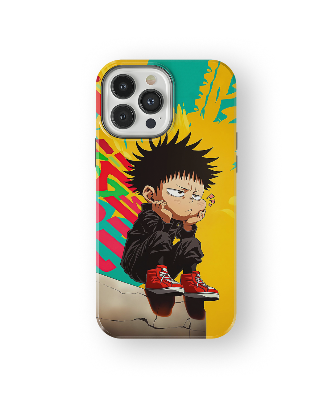 Coque iPhone Anime – Megumi Fushiguro Street Style