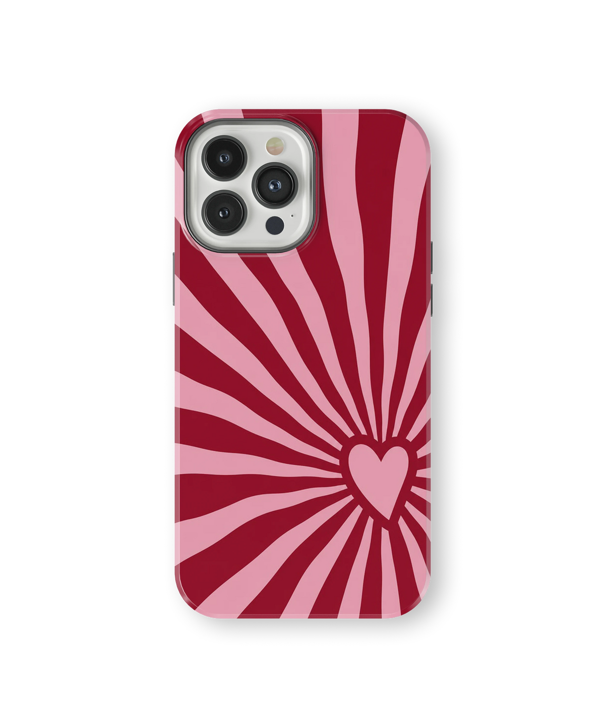 Coque iPhone – Design Cœur Pop Rose