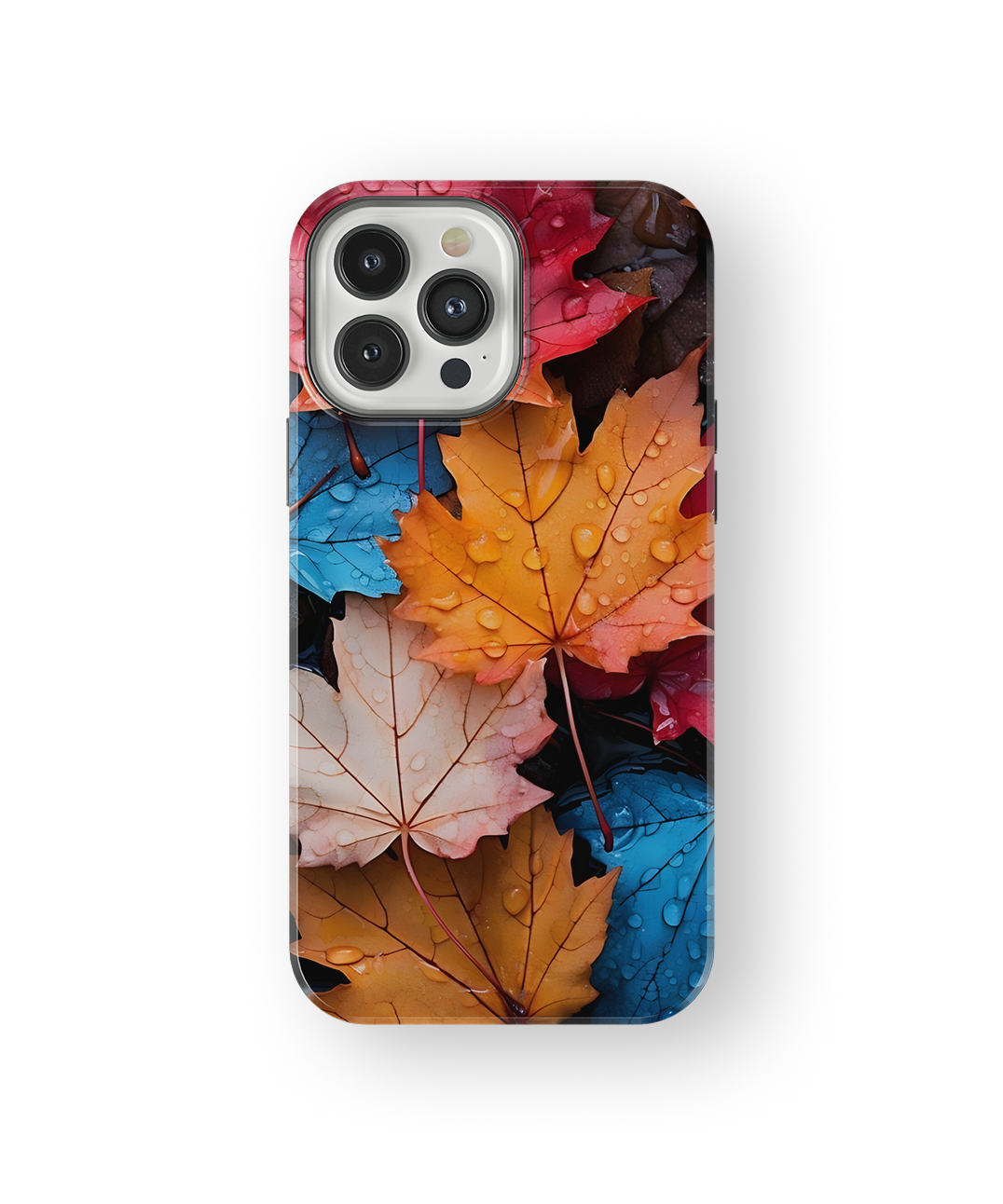Coque iPhone – Design Feuilles Automne Colorées