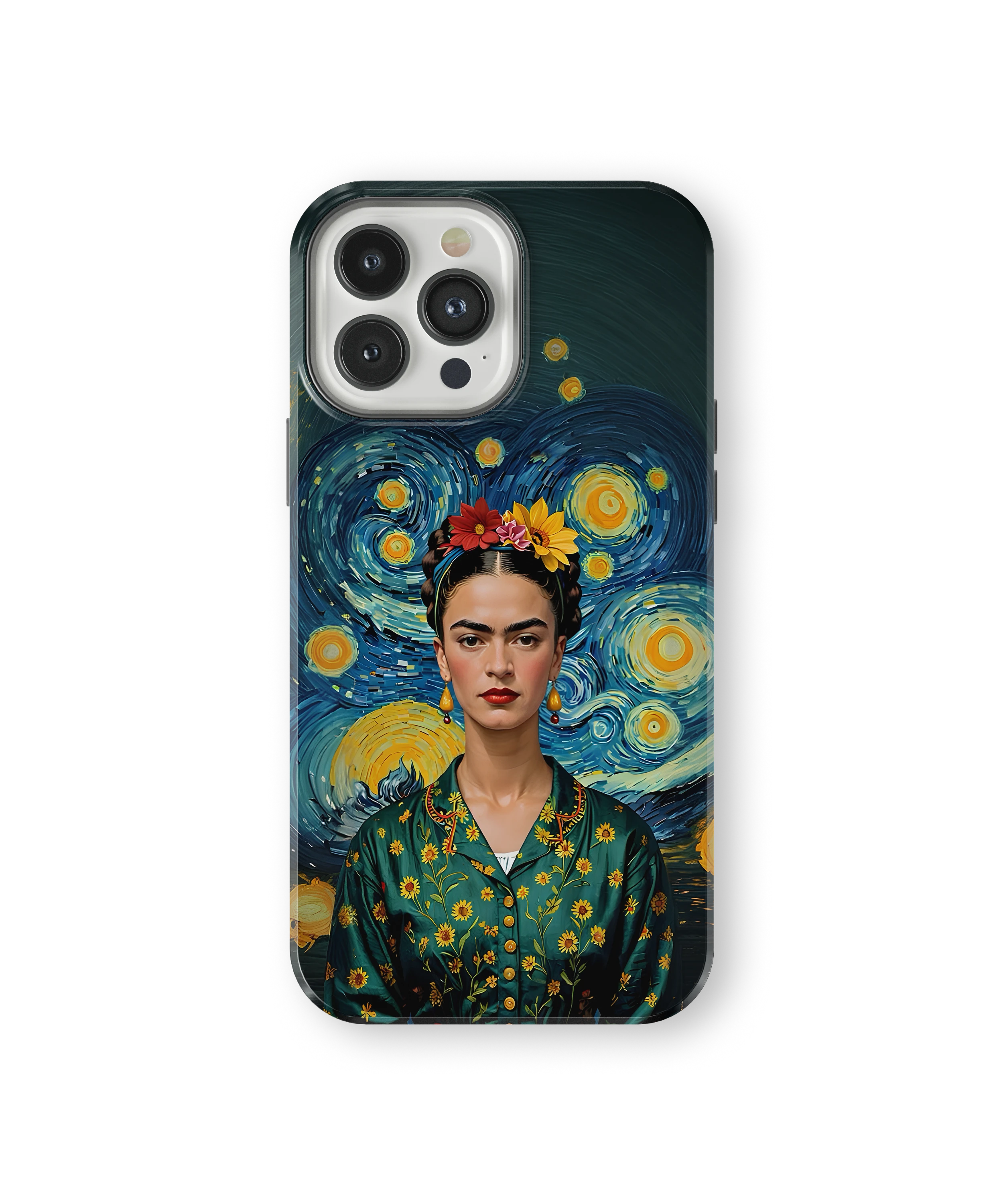 Coque iPhone – Portrait Artistique Inspiré de Frida Kahlo