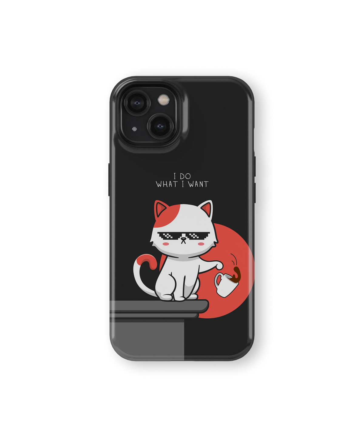 Coque iPhone – Cat Boss “I Do What I Want”