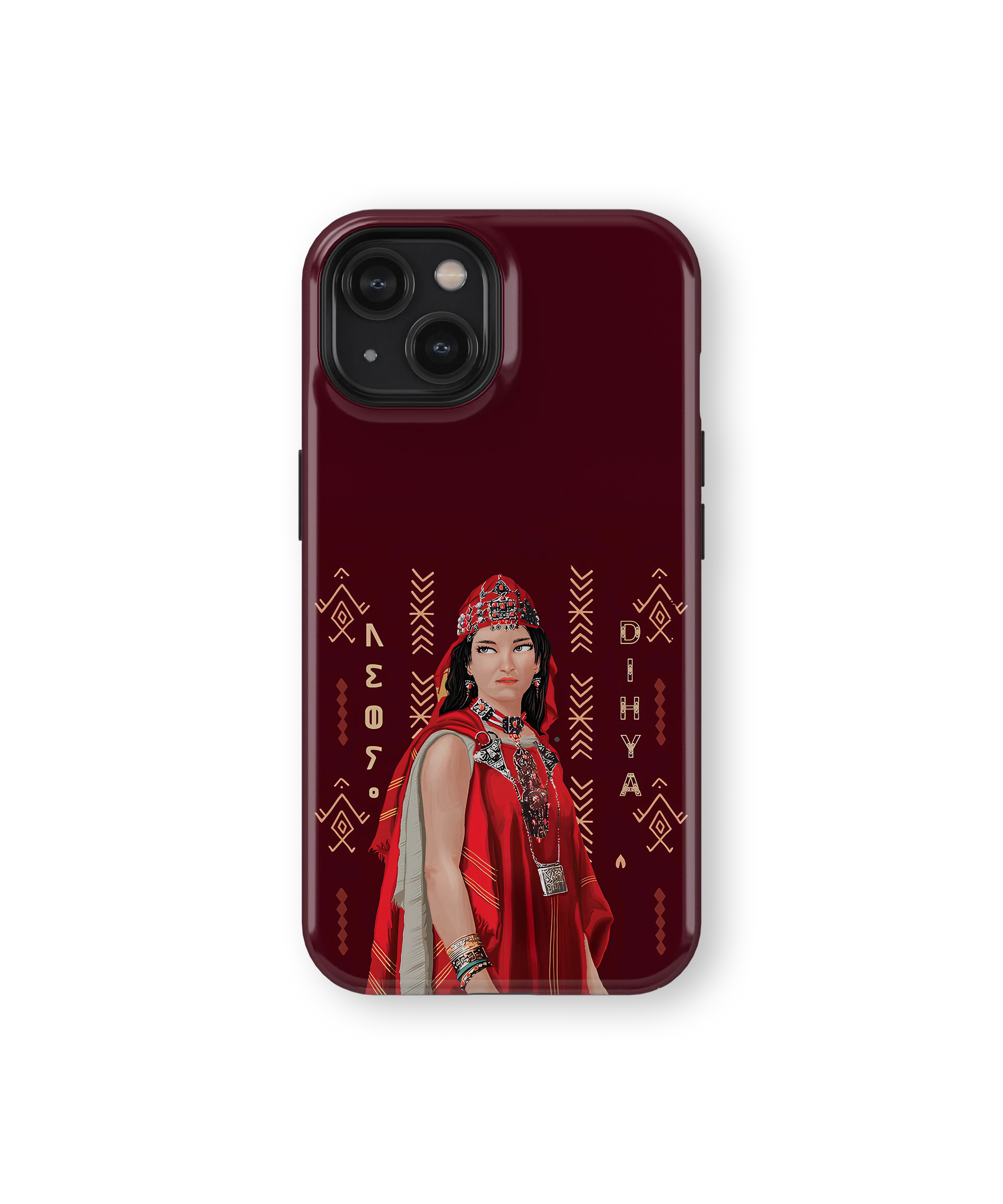Coque iPhone – Design Amazigh Traditionnel “Dihya”
