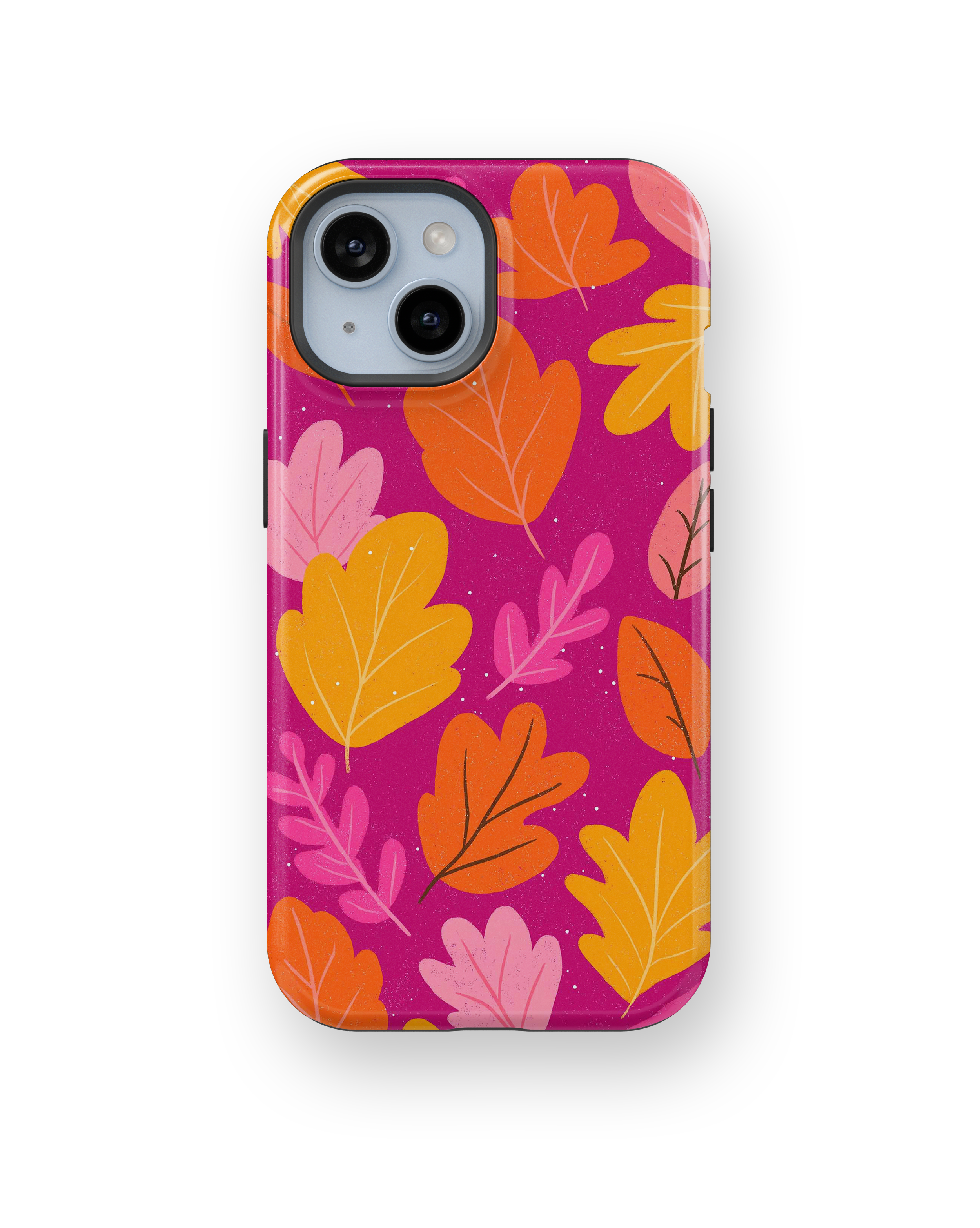 Coque iPhone – Design Feuilles Colorées