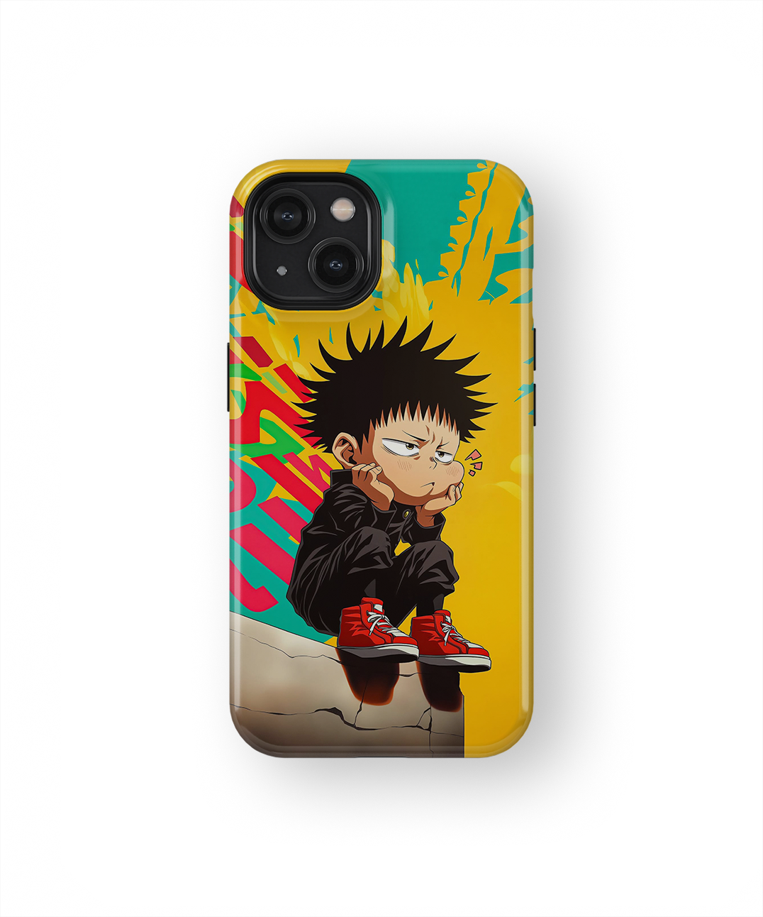 Coque iPhone Anime – Megumi Fushiguro Street Style