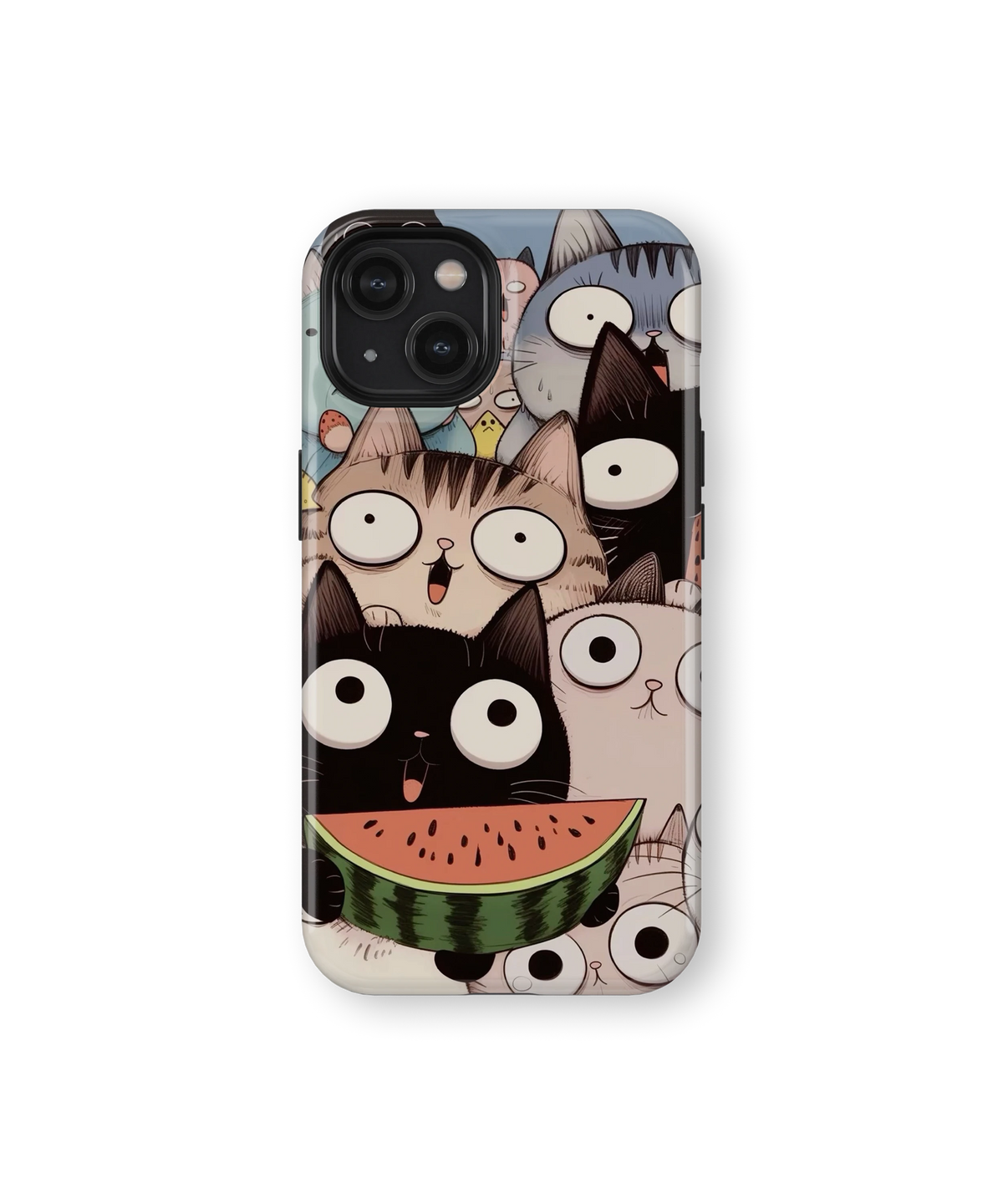 Coque iPhone Crazy Cats – Watermelon