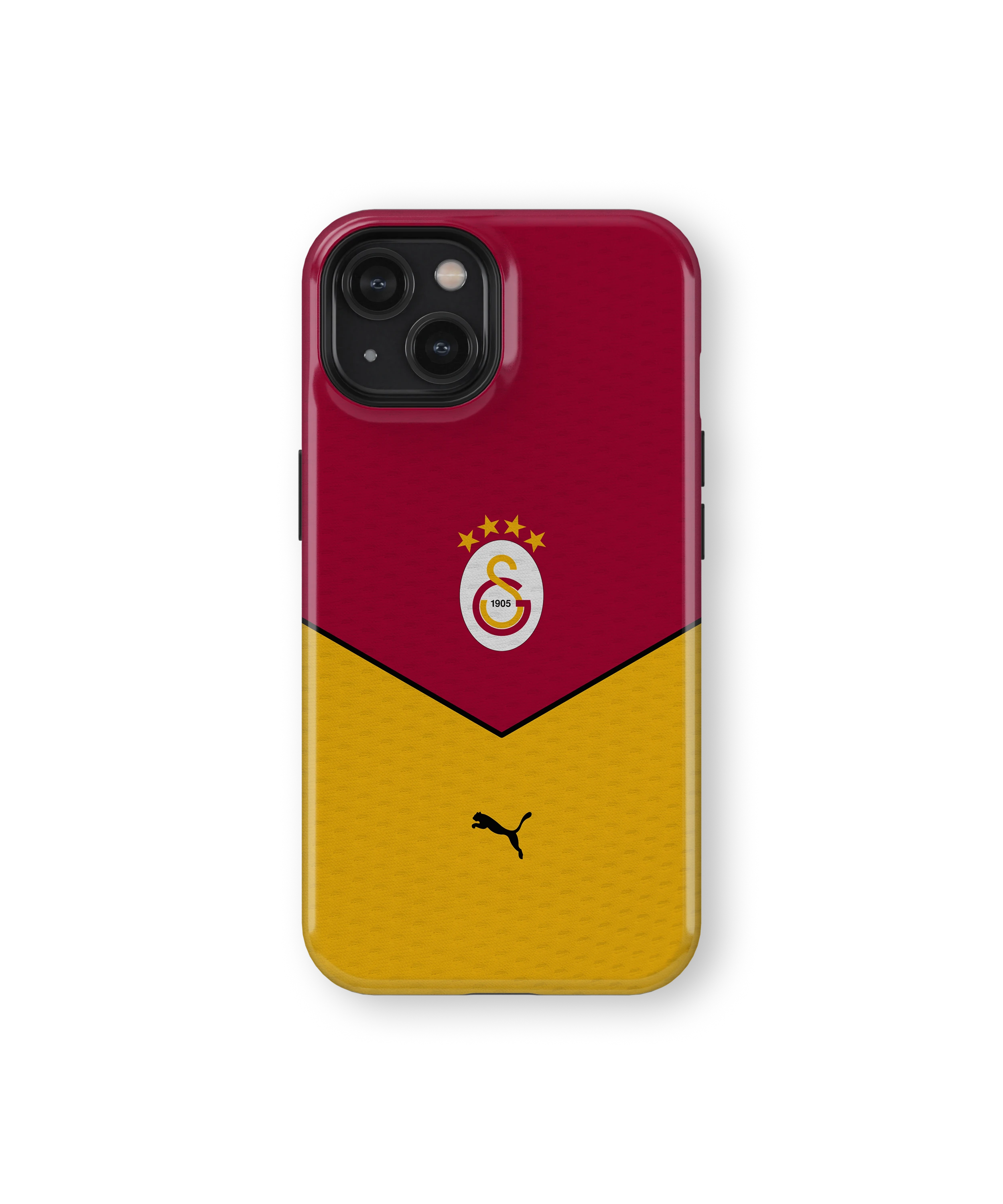 Coque iPhone – Style Maillot Galatasaray Rouge & Jaune