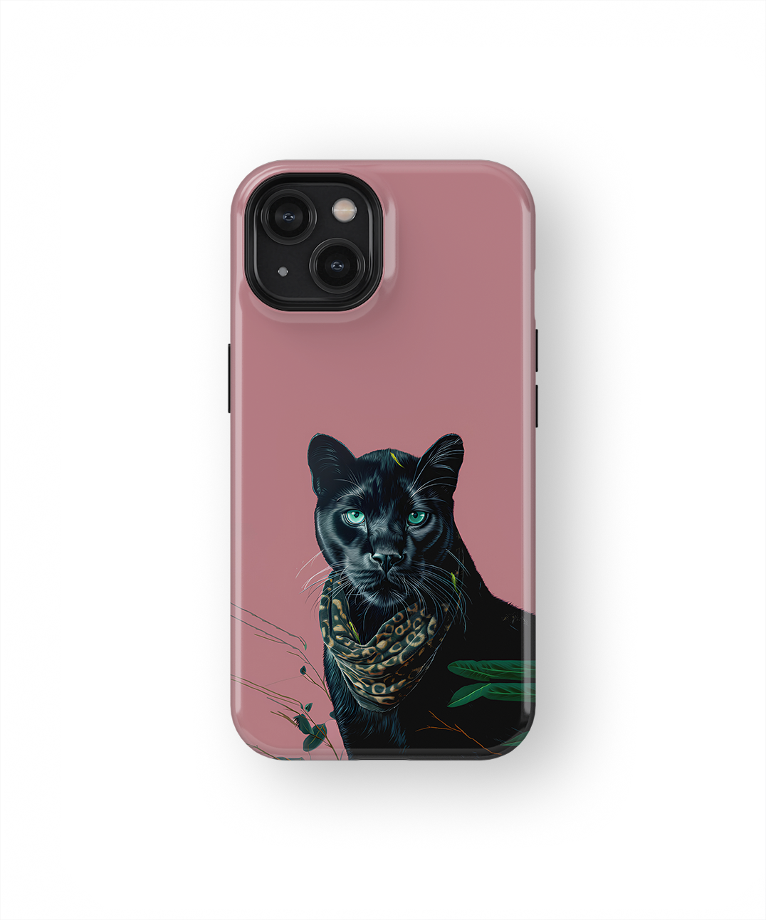 Coque iPhone – Panthère Noire Élégante