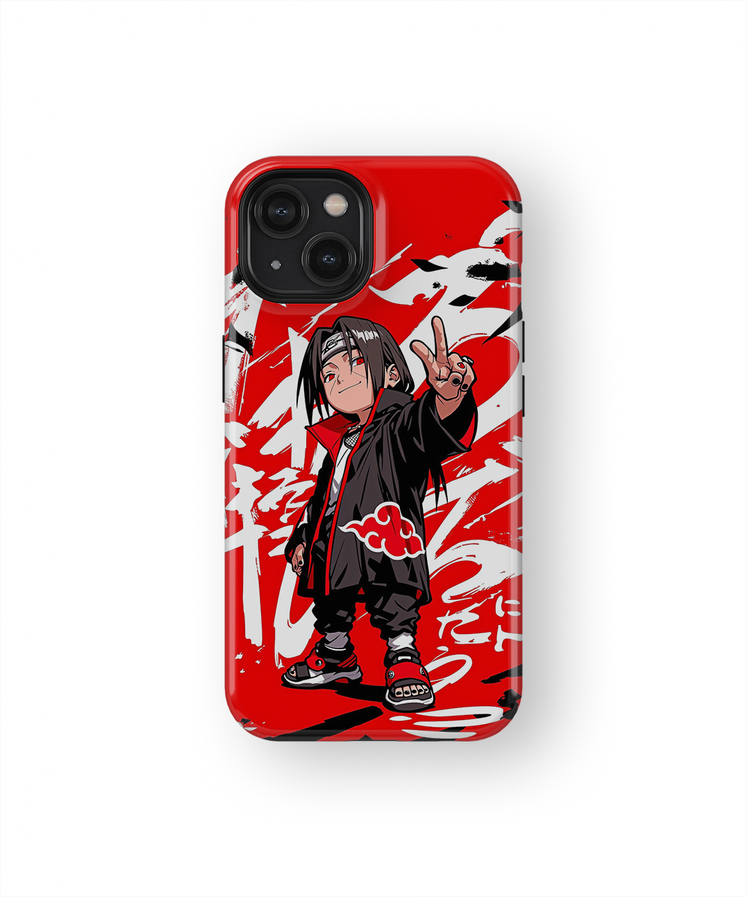Coque iPhone Anime – Itachi Uchiha Akatsuki Style