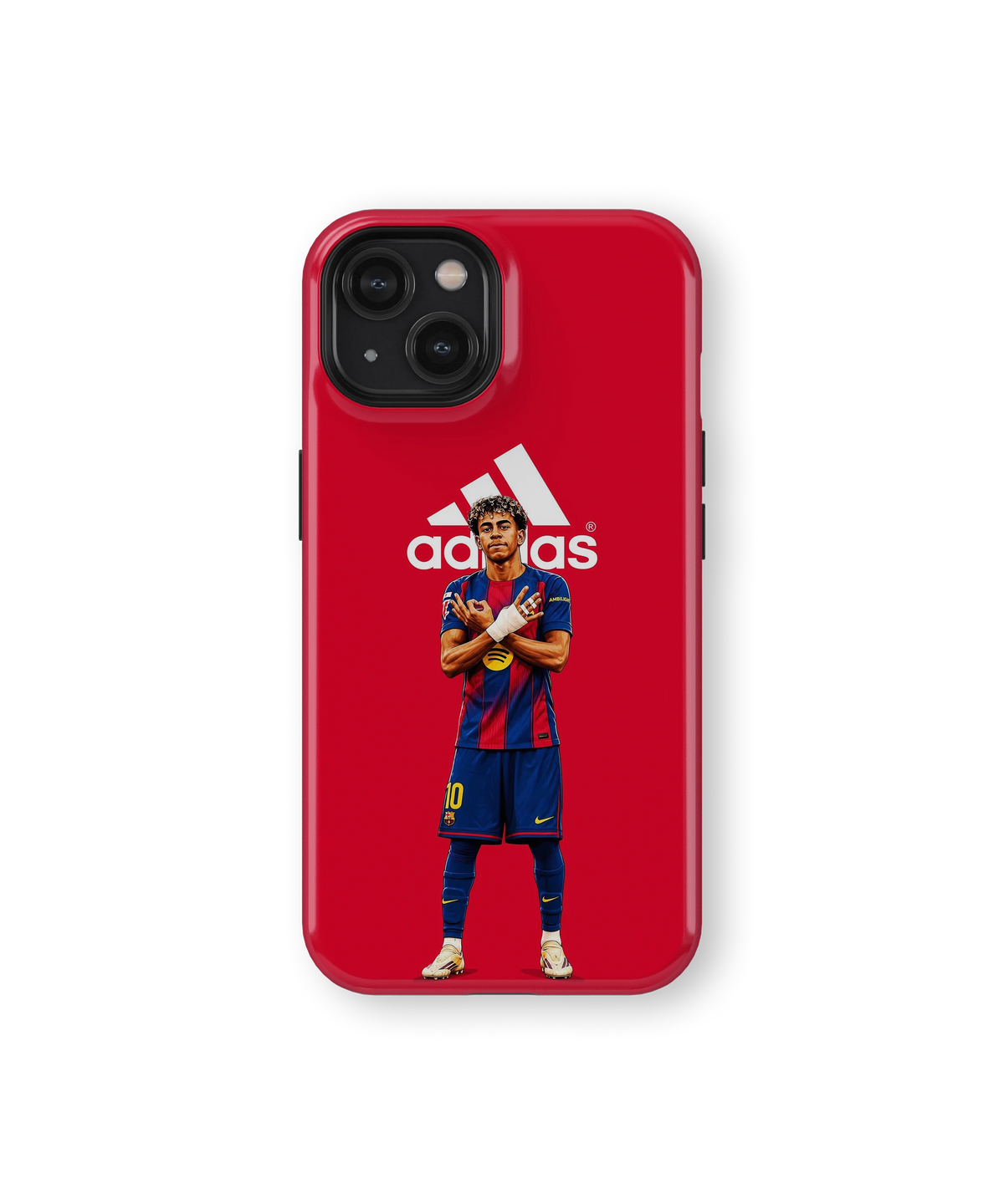 Coque iPhone – Design Foot Barcelona Red