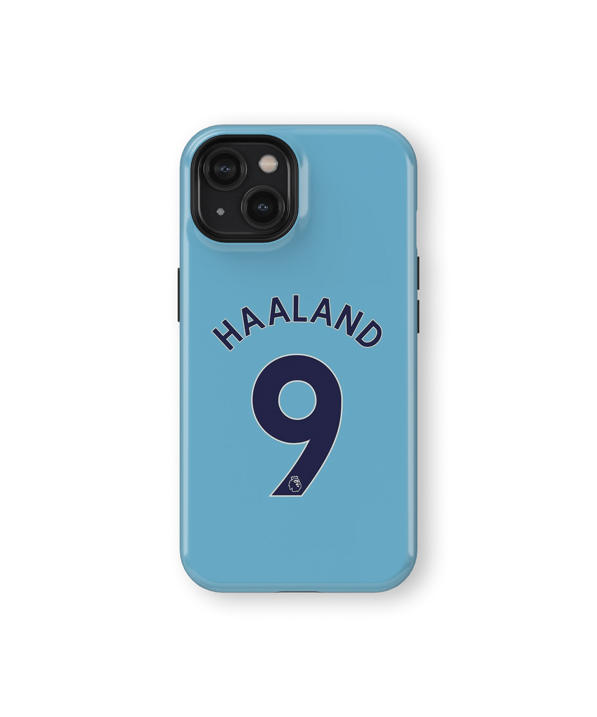 Coque iPhone Haaland – Design Bleu | Manchester City