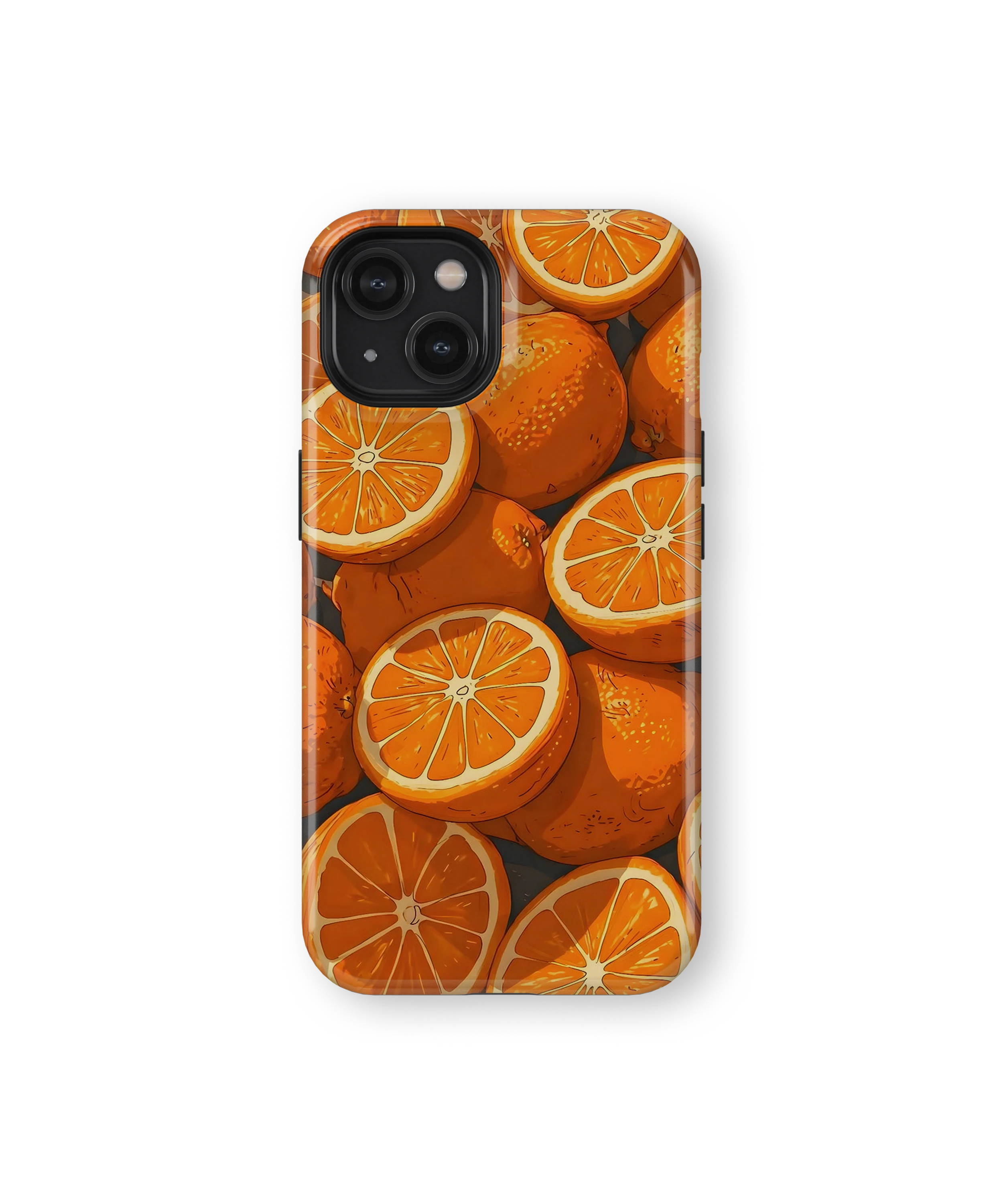 Coque iPhone Motif Oranges Fraîches