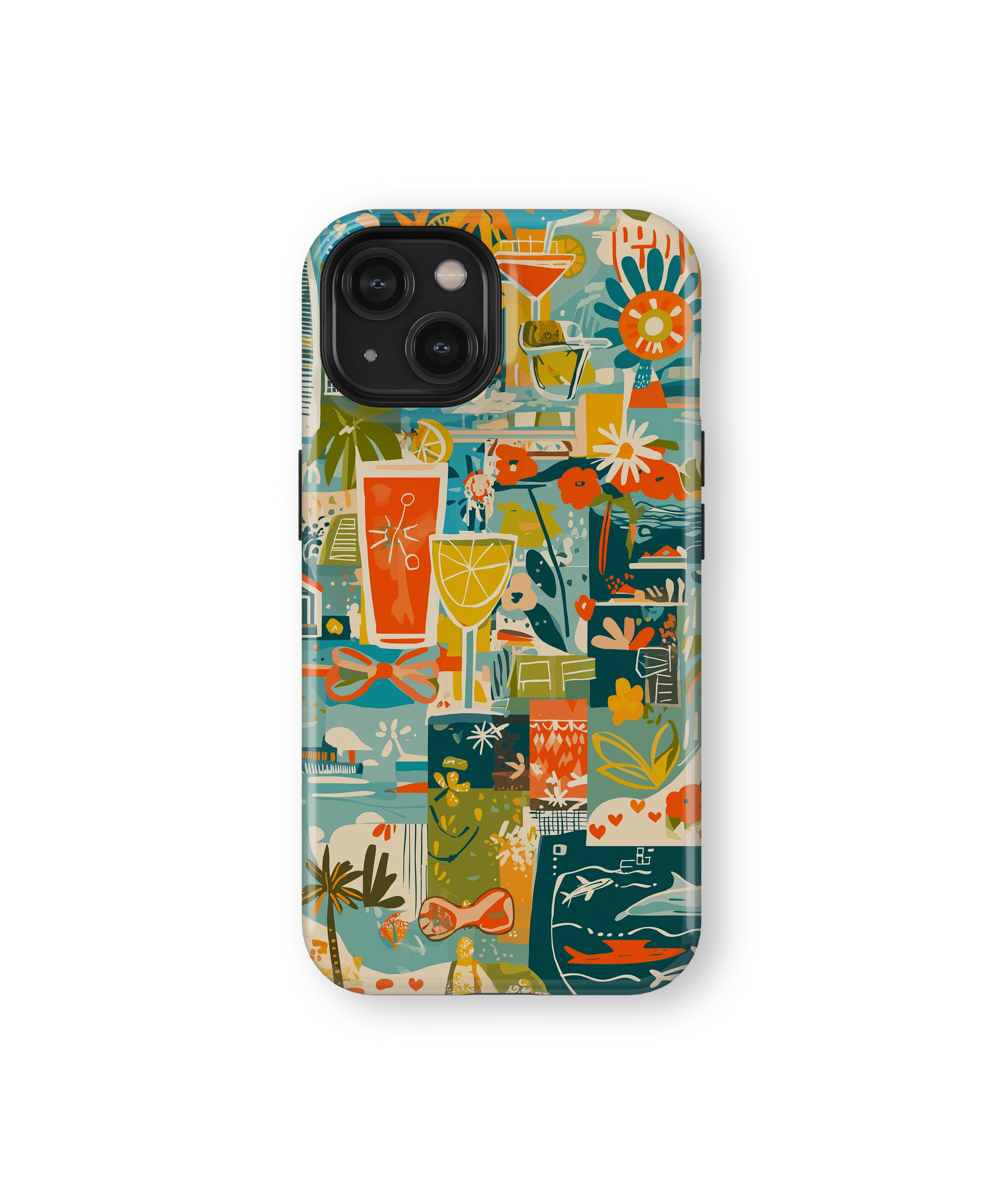 Coque iPhone – Design Summer Coloré & Lifestyle Tropical