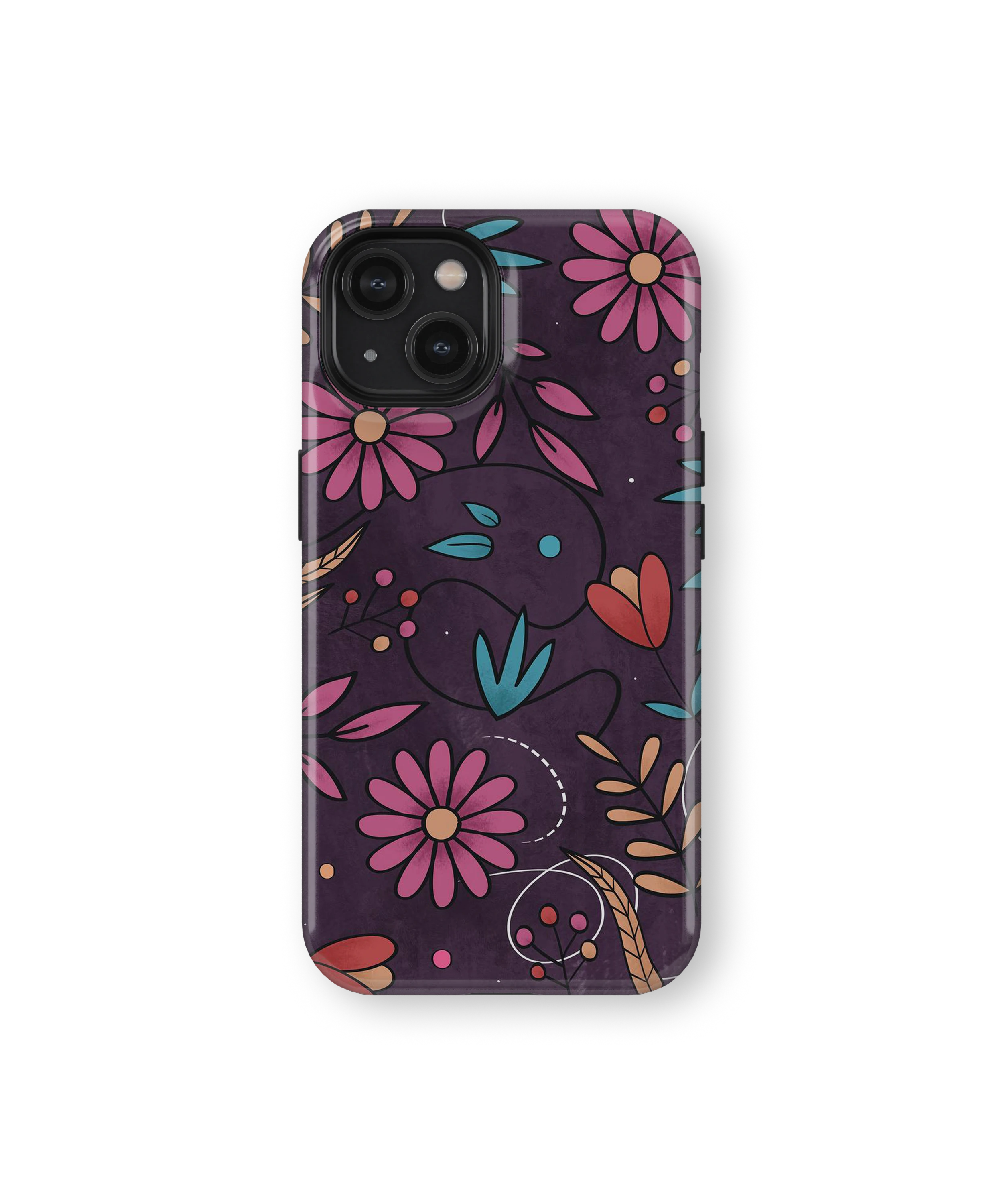 Coque iPhone – Design Floral Élégant & Coloré