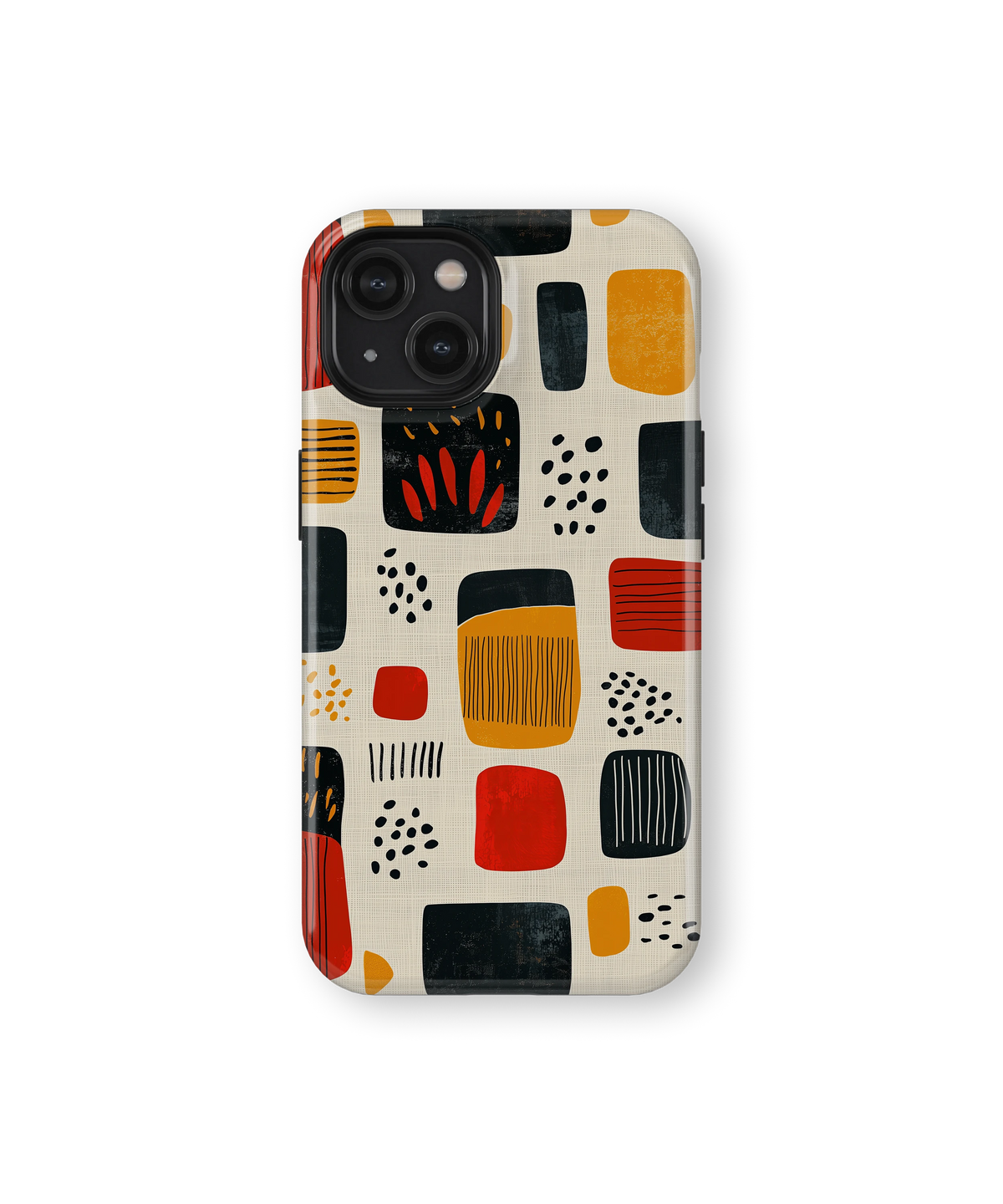 Coque iPhone – Design Abstrait Géométrique
