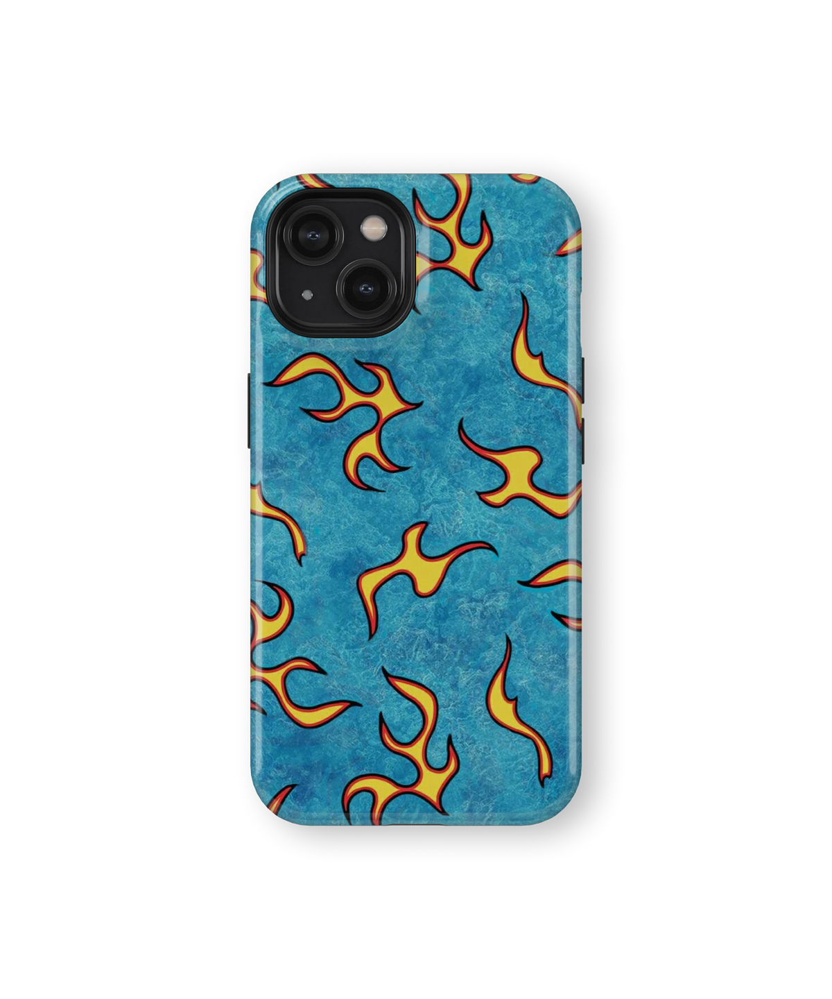 Coque iPhone – Blue Fire