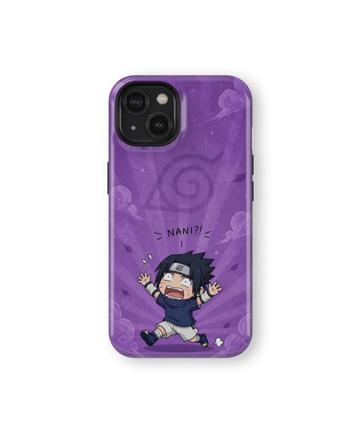 Coque iPhone Sasuke – Design NANI?! | Naruto