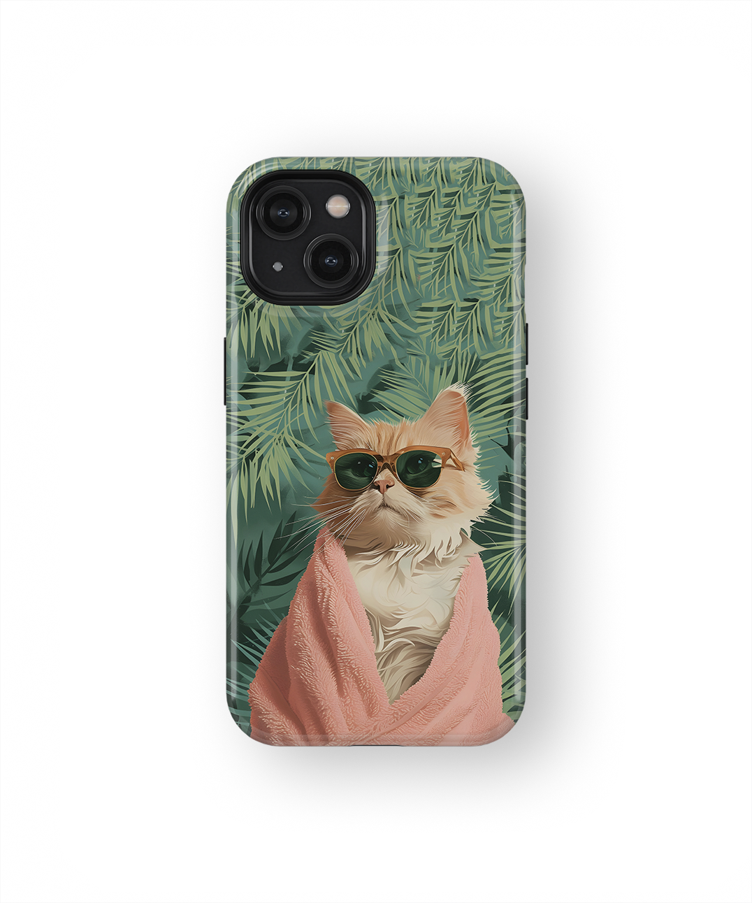 Coque iPhone – Chat Stylé Tropica