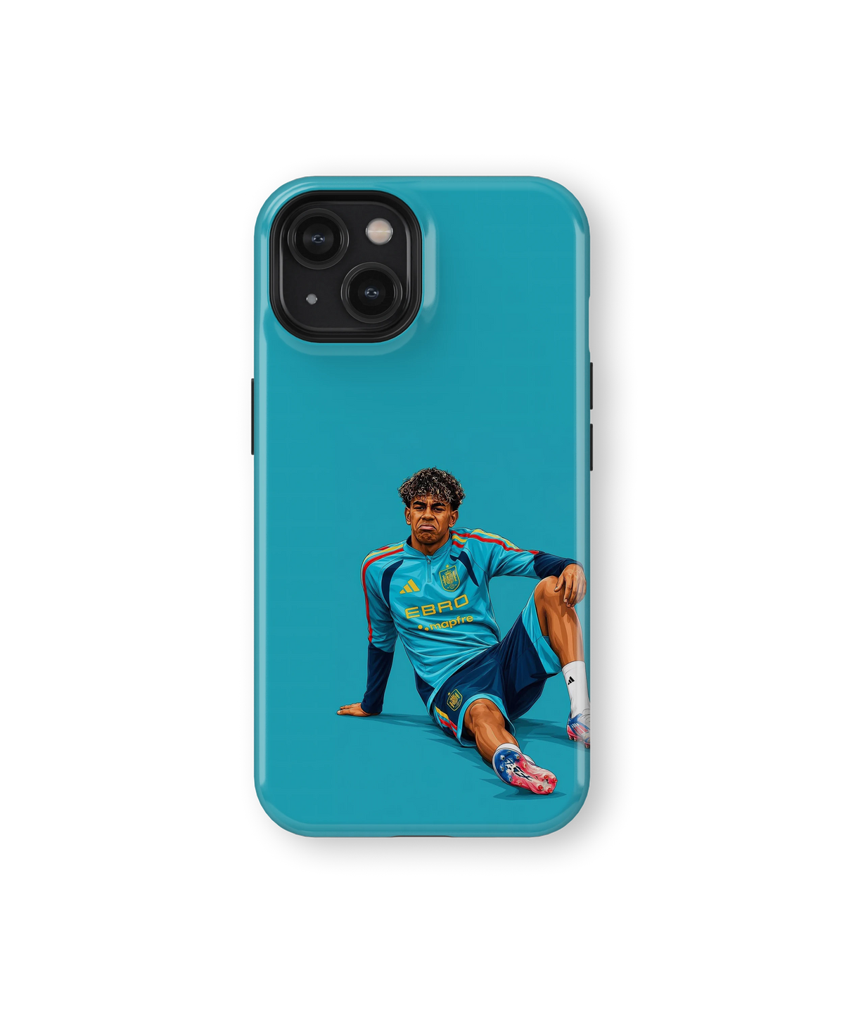 Coque iPhone Lamine Yamal – Style Bleu | Espagne
