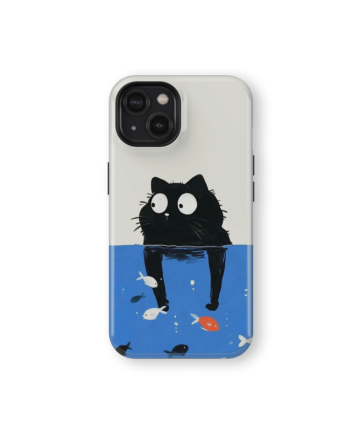 Coque iPhone – Design Chat Noir Océan