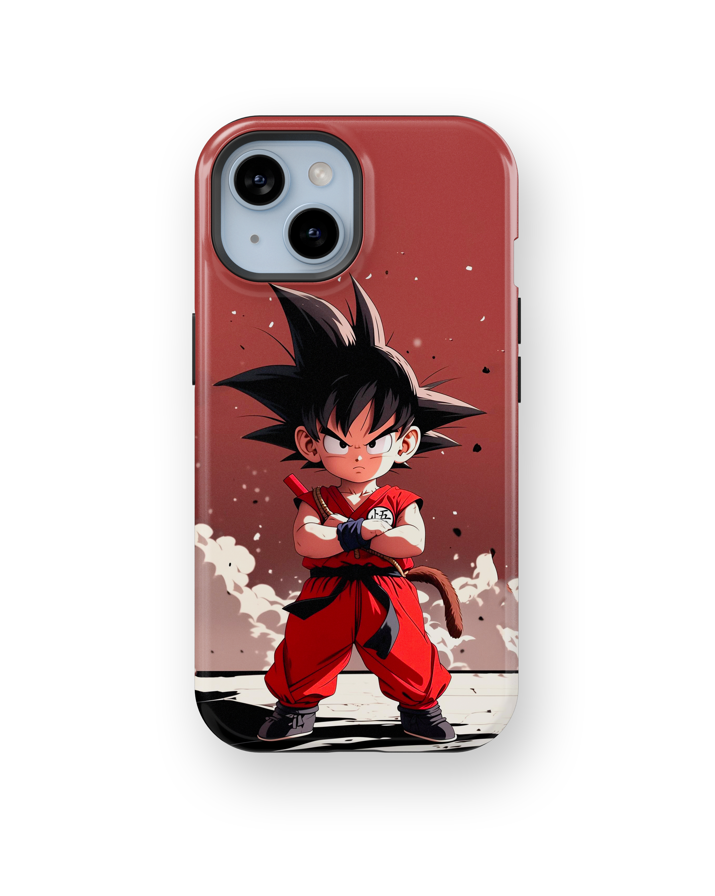 Coque iPhone Anime Goku maroon