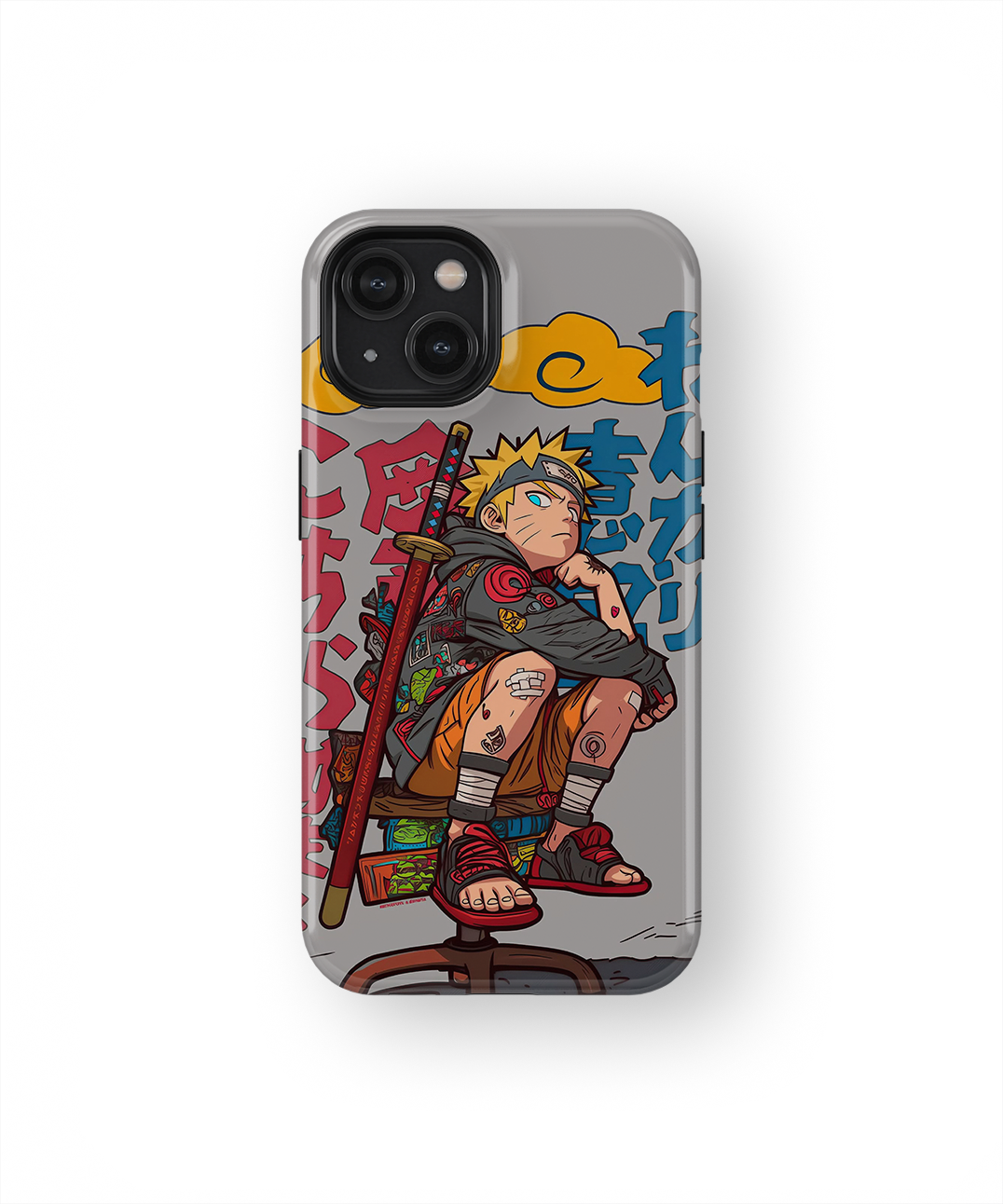 Coque iPhone Anime – Design Naruto Uzumaki Style Street Art