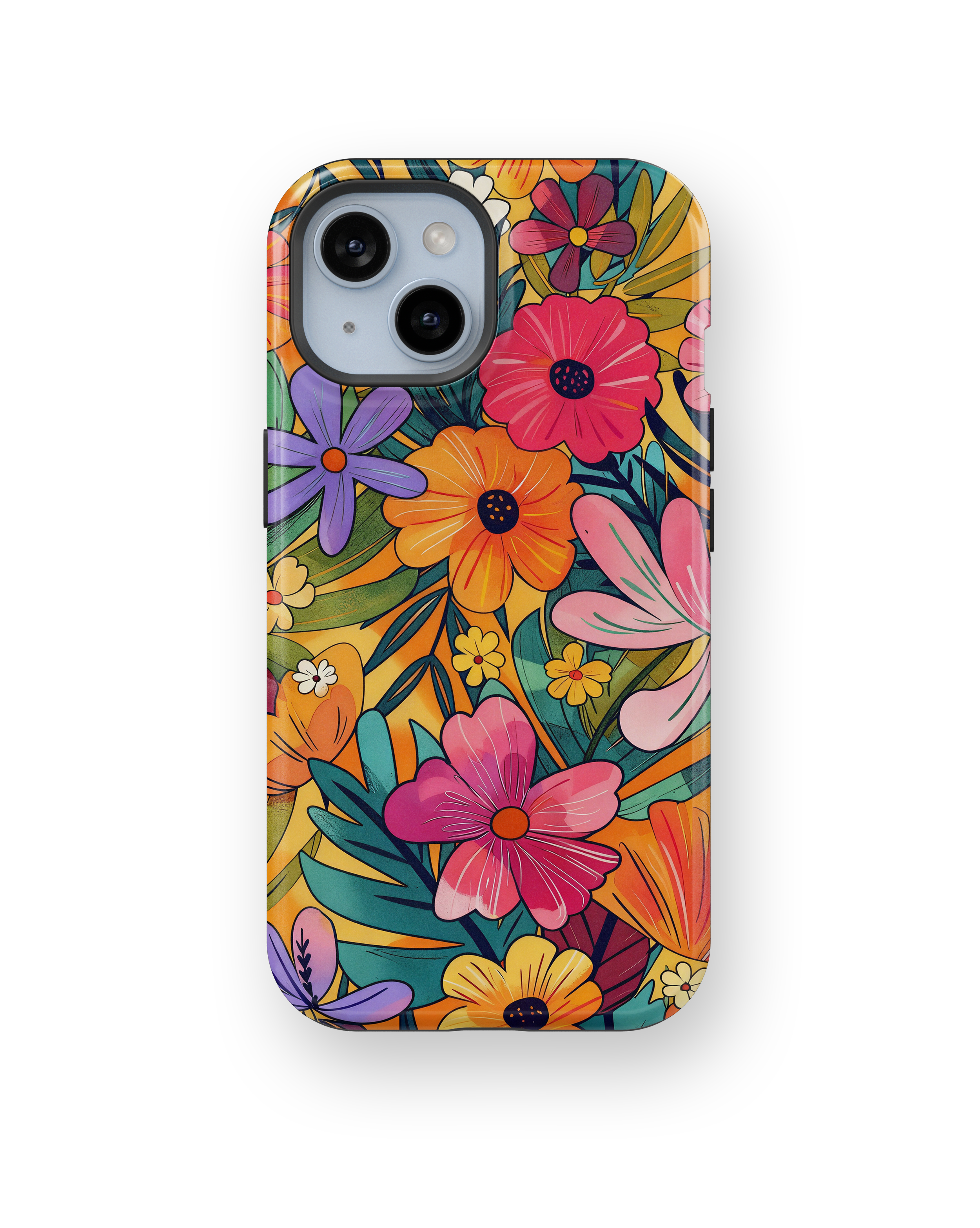 Coque iPhone – Design Floral Coloré