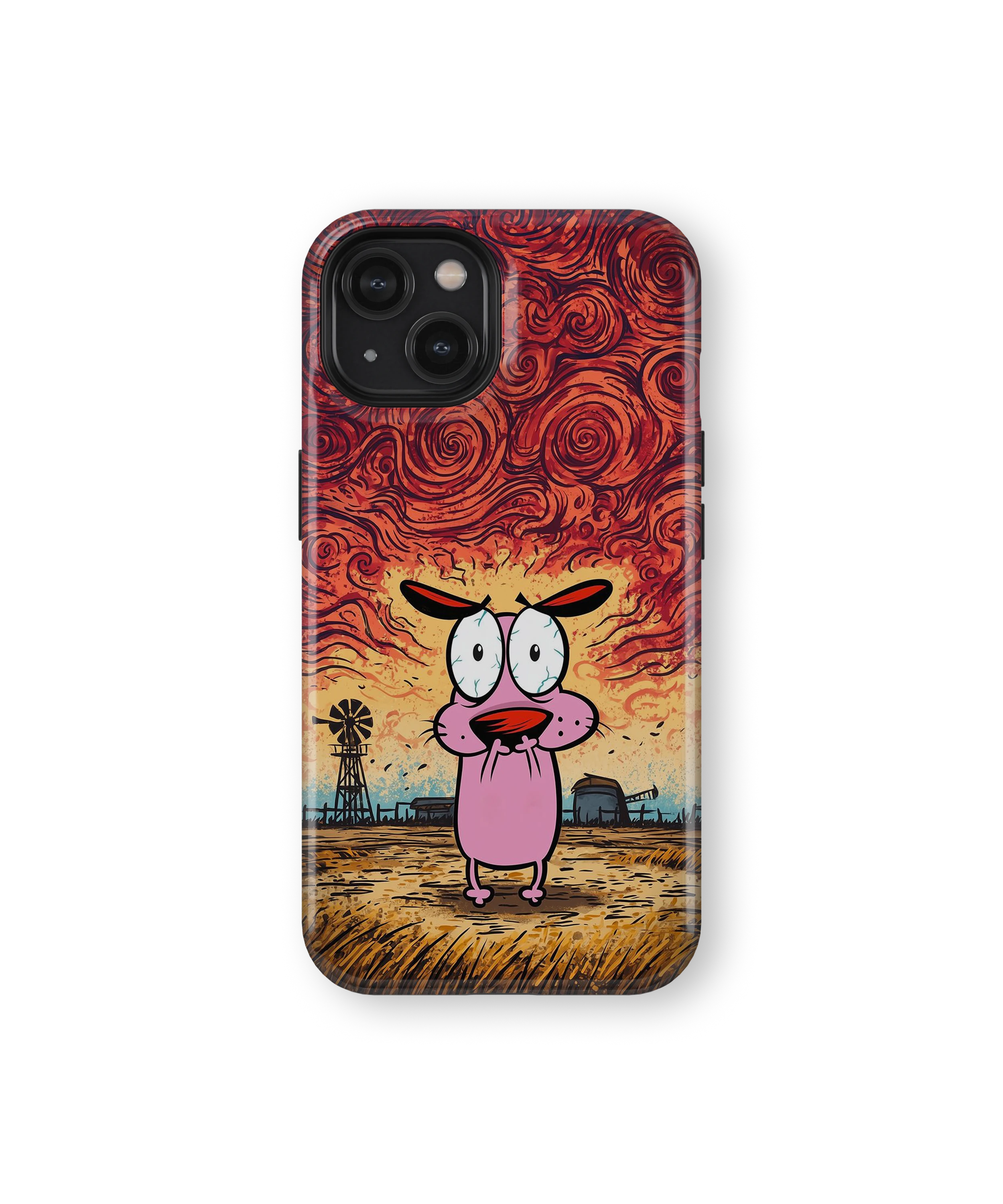 Coque iPhone – Design Courage le Chien