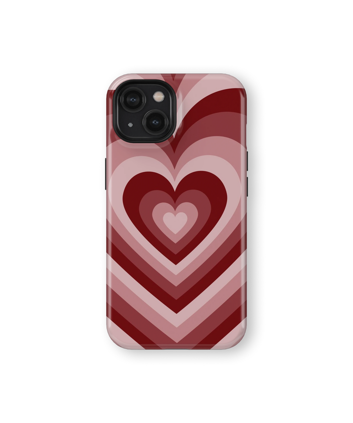 Coque iPhone – Design Cœurs Empilés