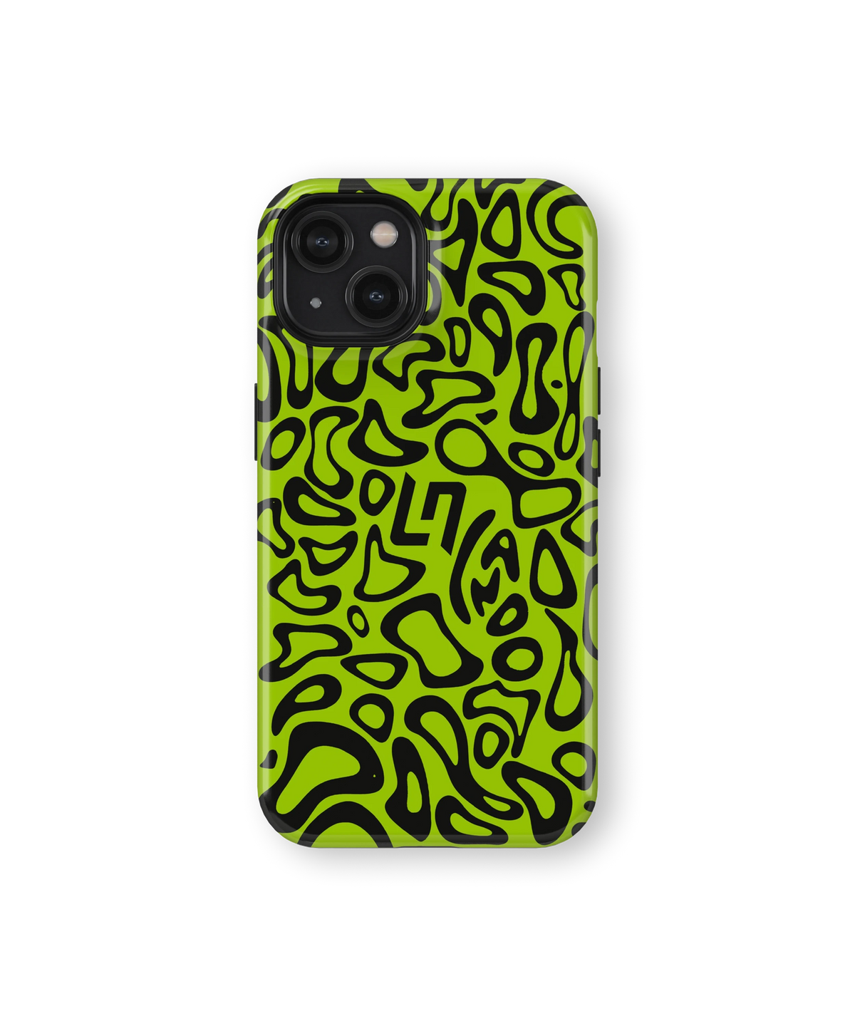 Coque iPhone – Design Fluorescent Noir