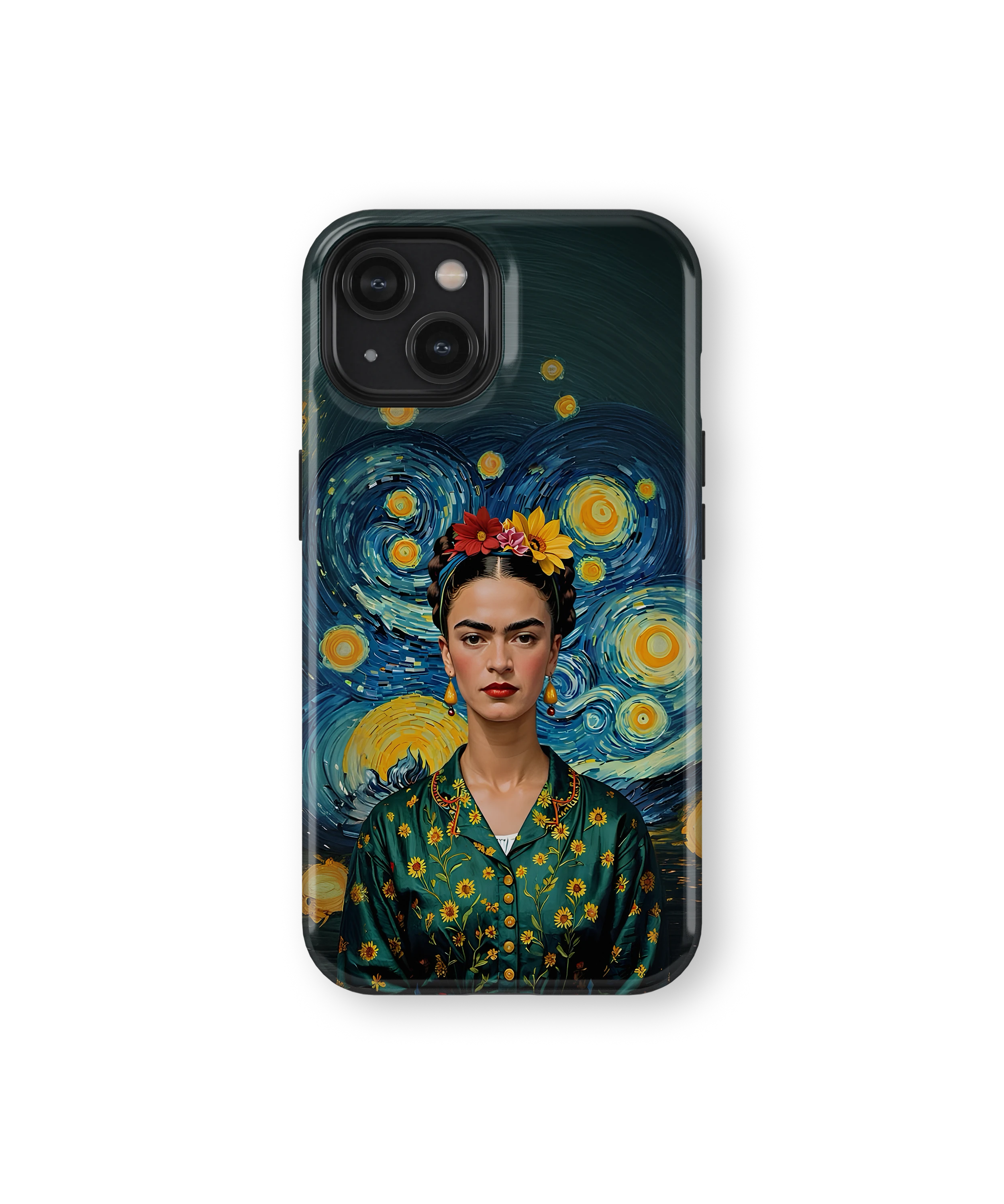 Coque iPhone – Portrait Artistique Inspiré de Frida Kahlo