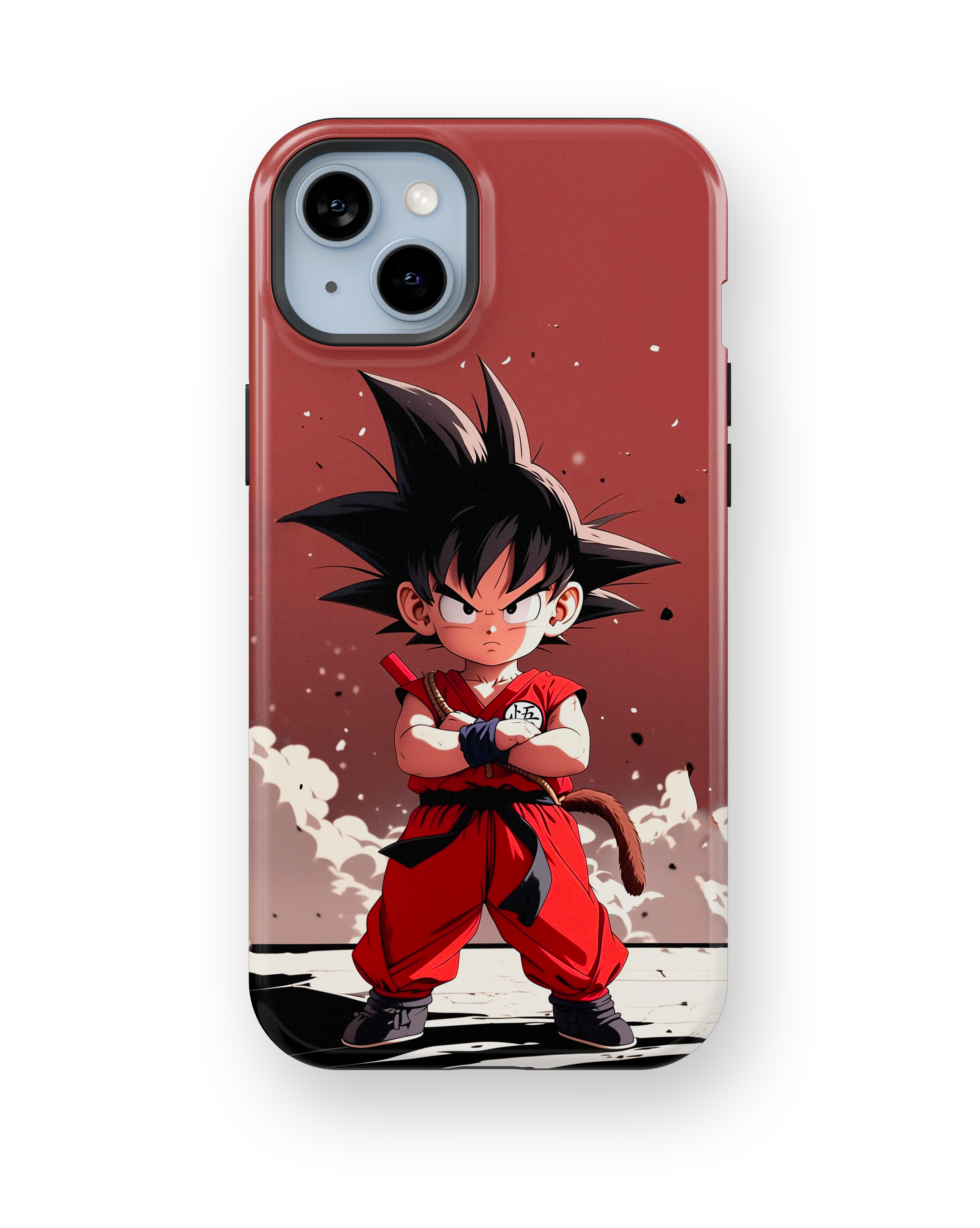 Coque iPhone Anime Goku maroon