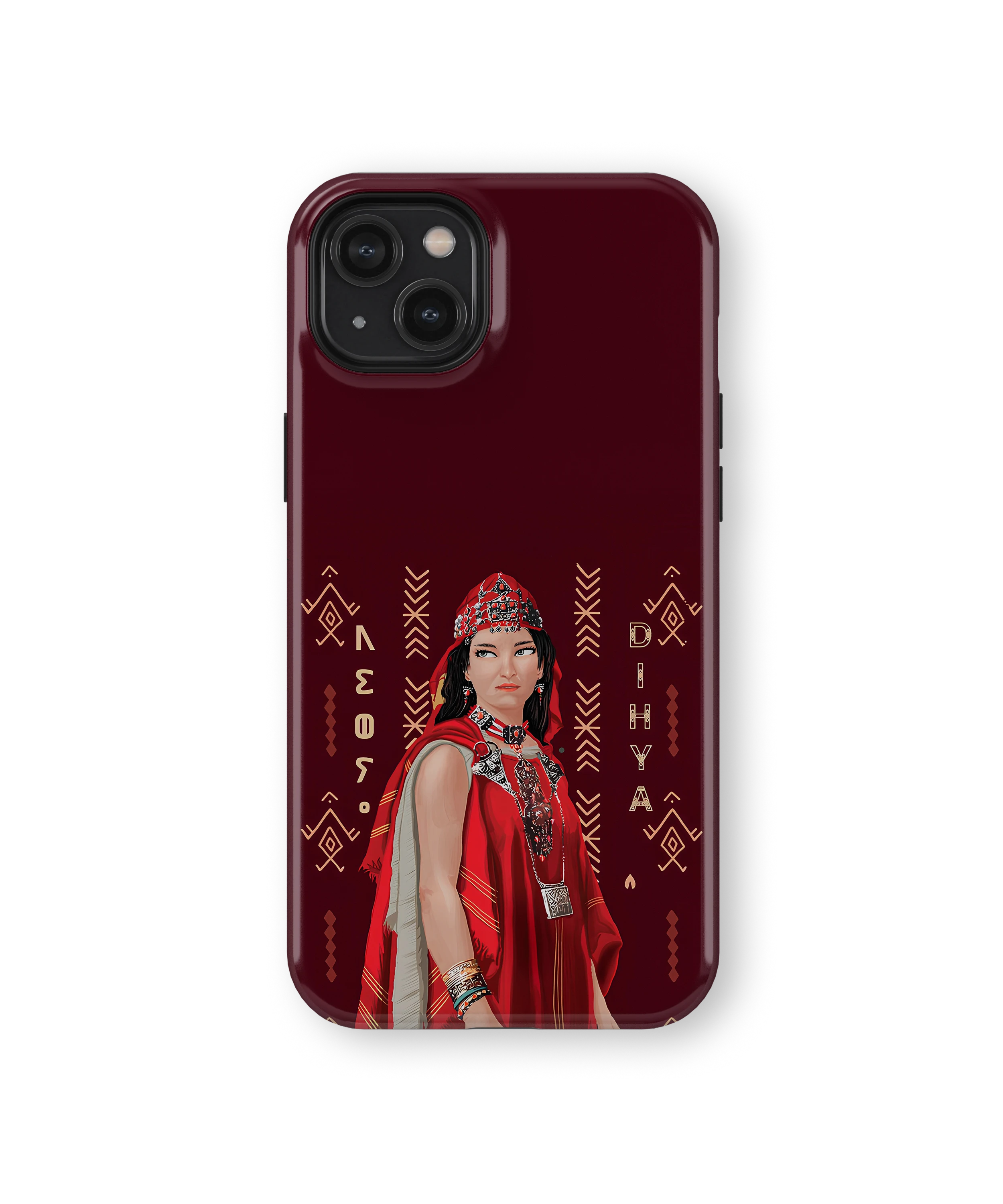 Coque iPhone – Design Amazigh Traditionnel “Dihya”
