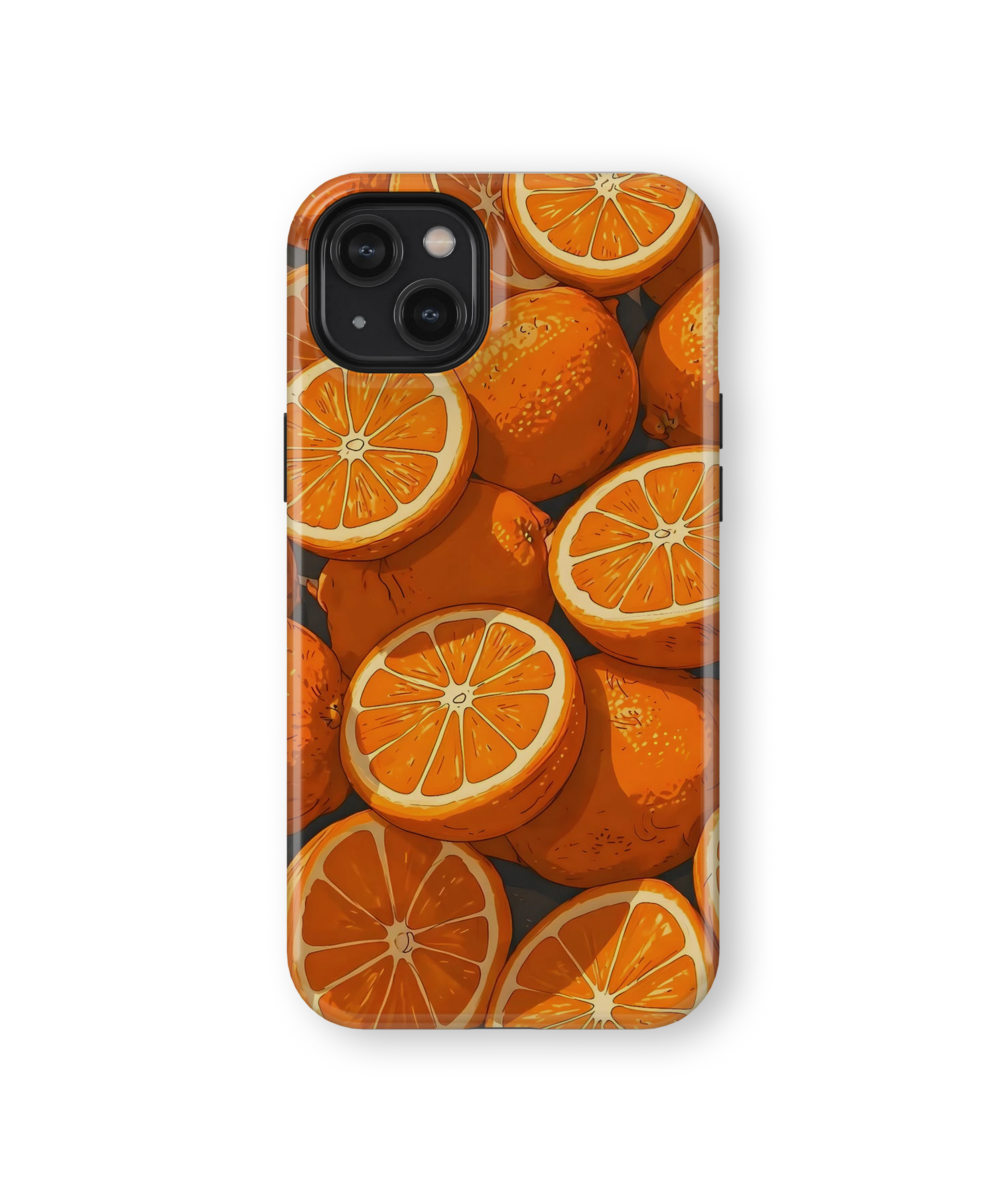 Coque iPhone Motif Oranges Fraîches