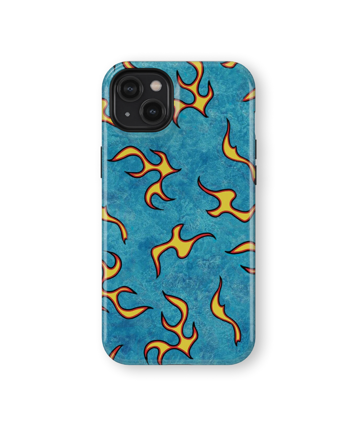 Coque iPhone – Blue Fire