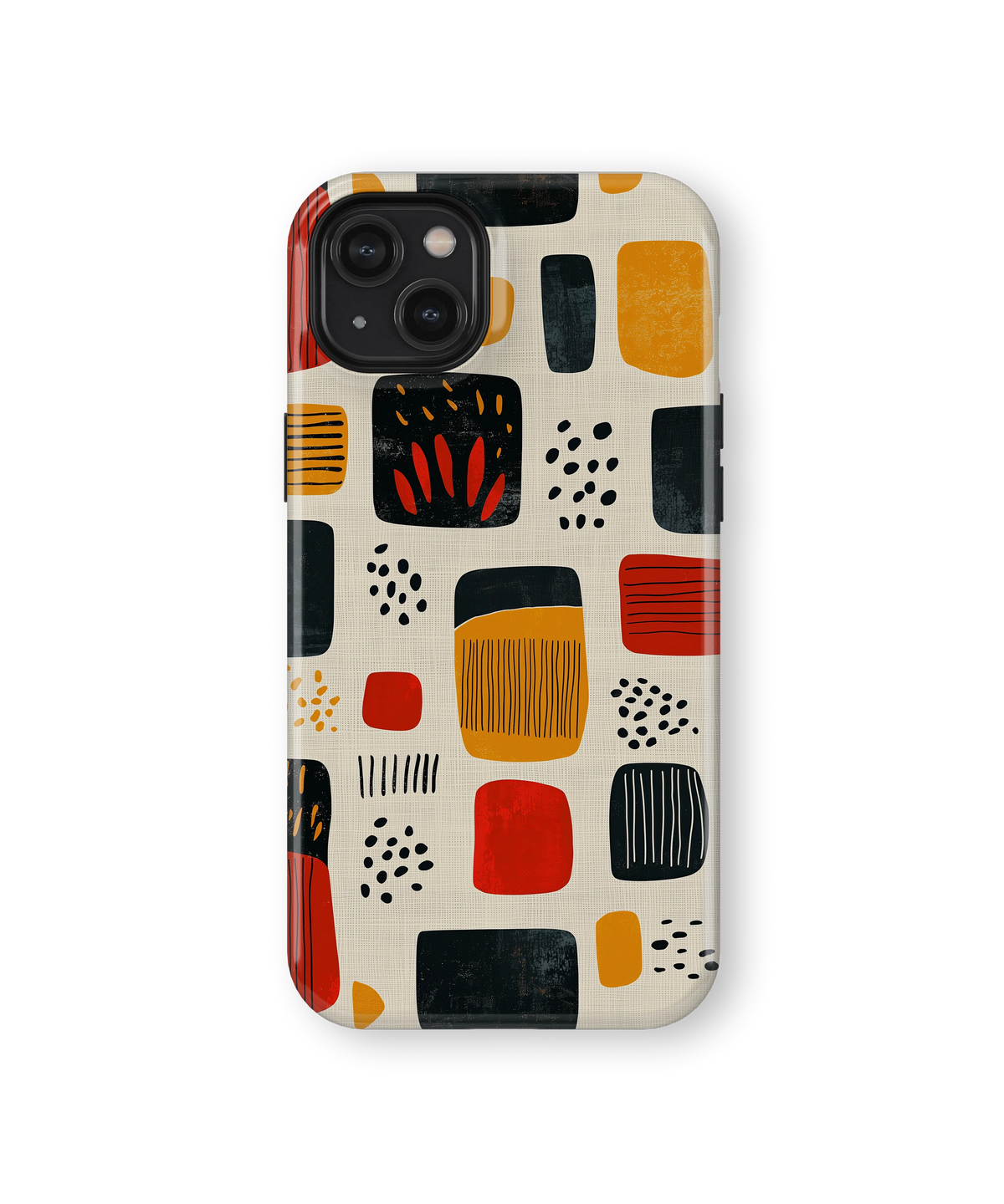 Coque iPhone – Design Abstrait Géométrique