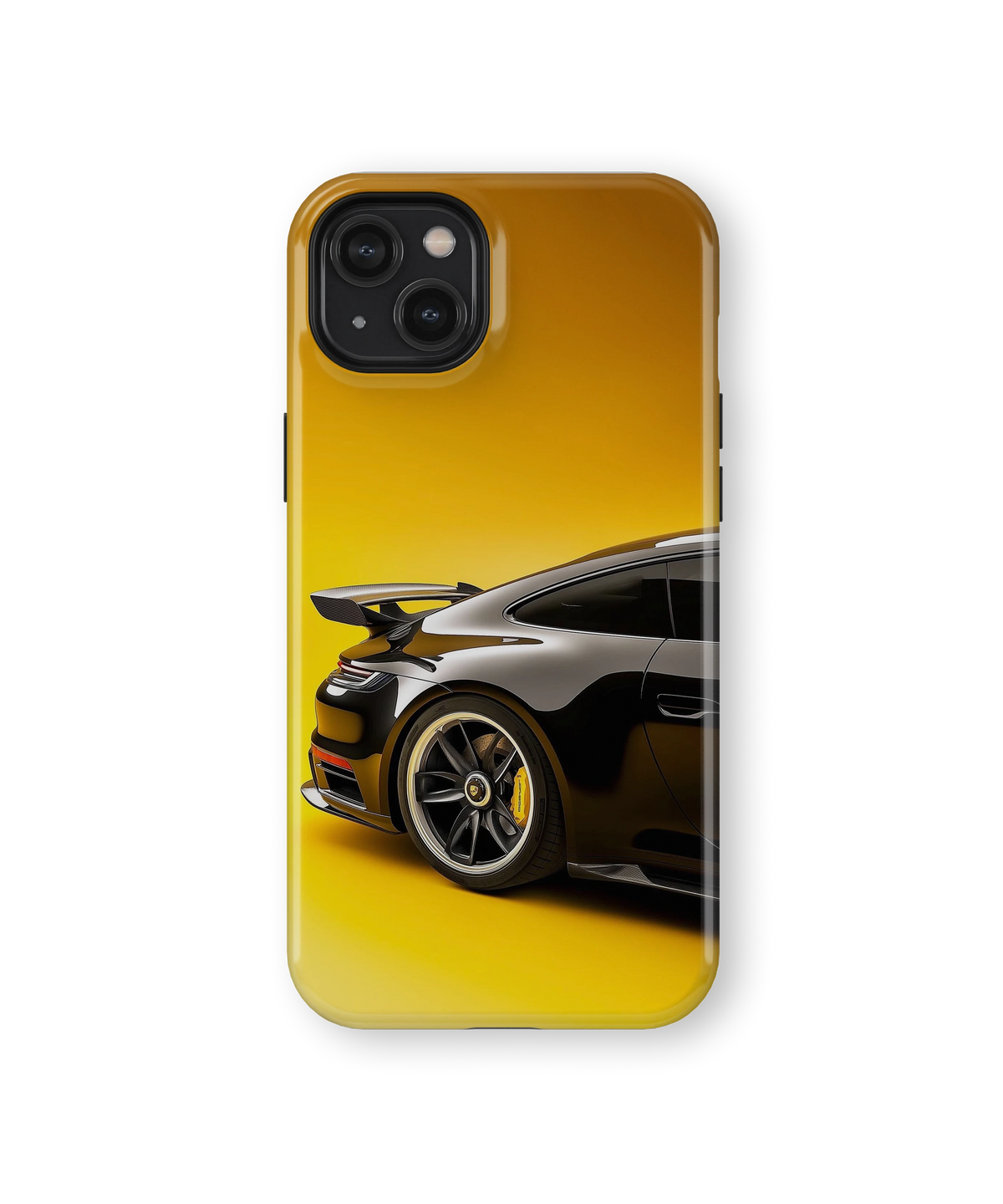 Coque iPhone – Porsche 911 Black & Yellow